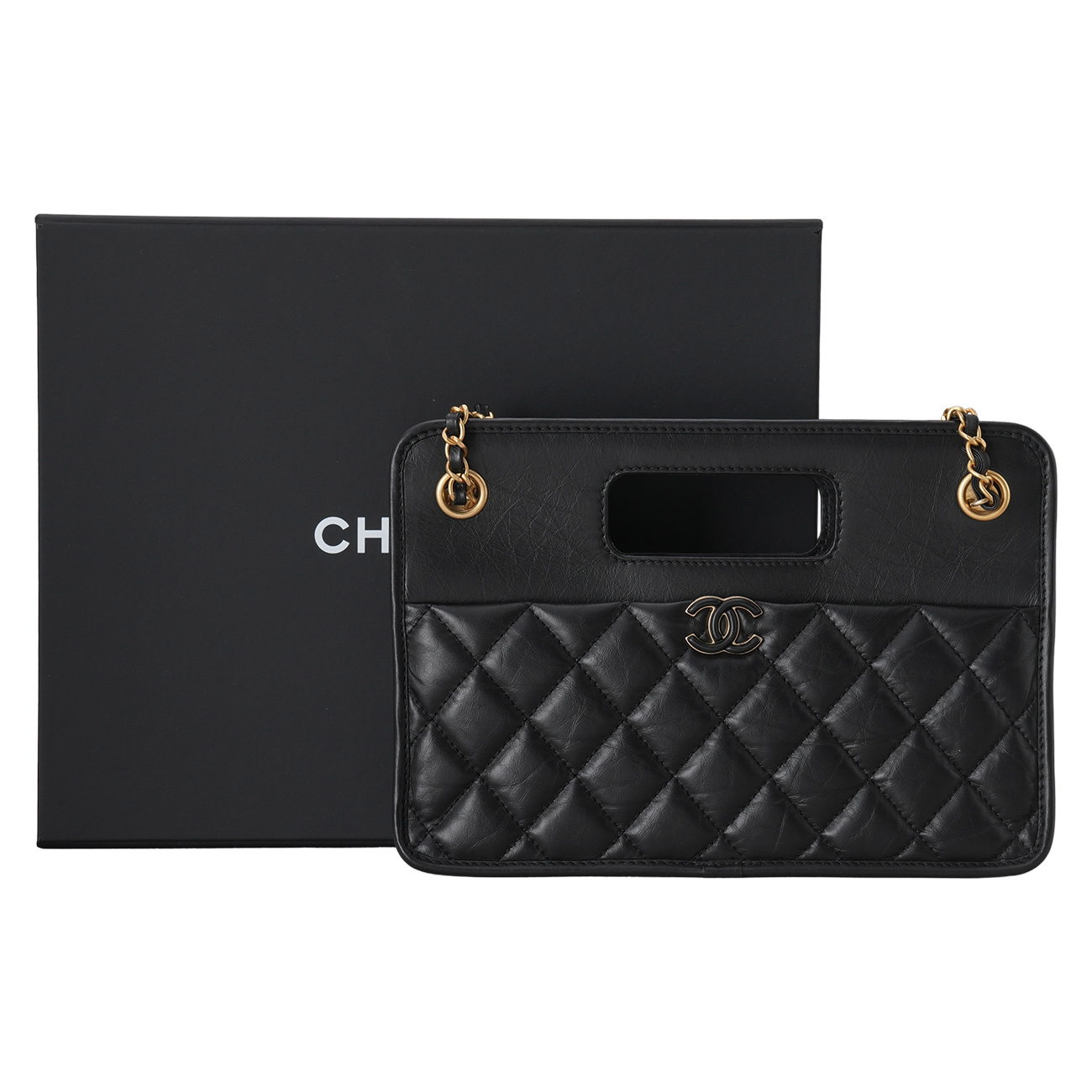 CHANEL(USED)샤넬 시즌 스몰 쇼핑백