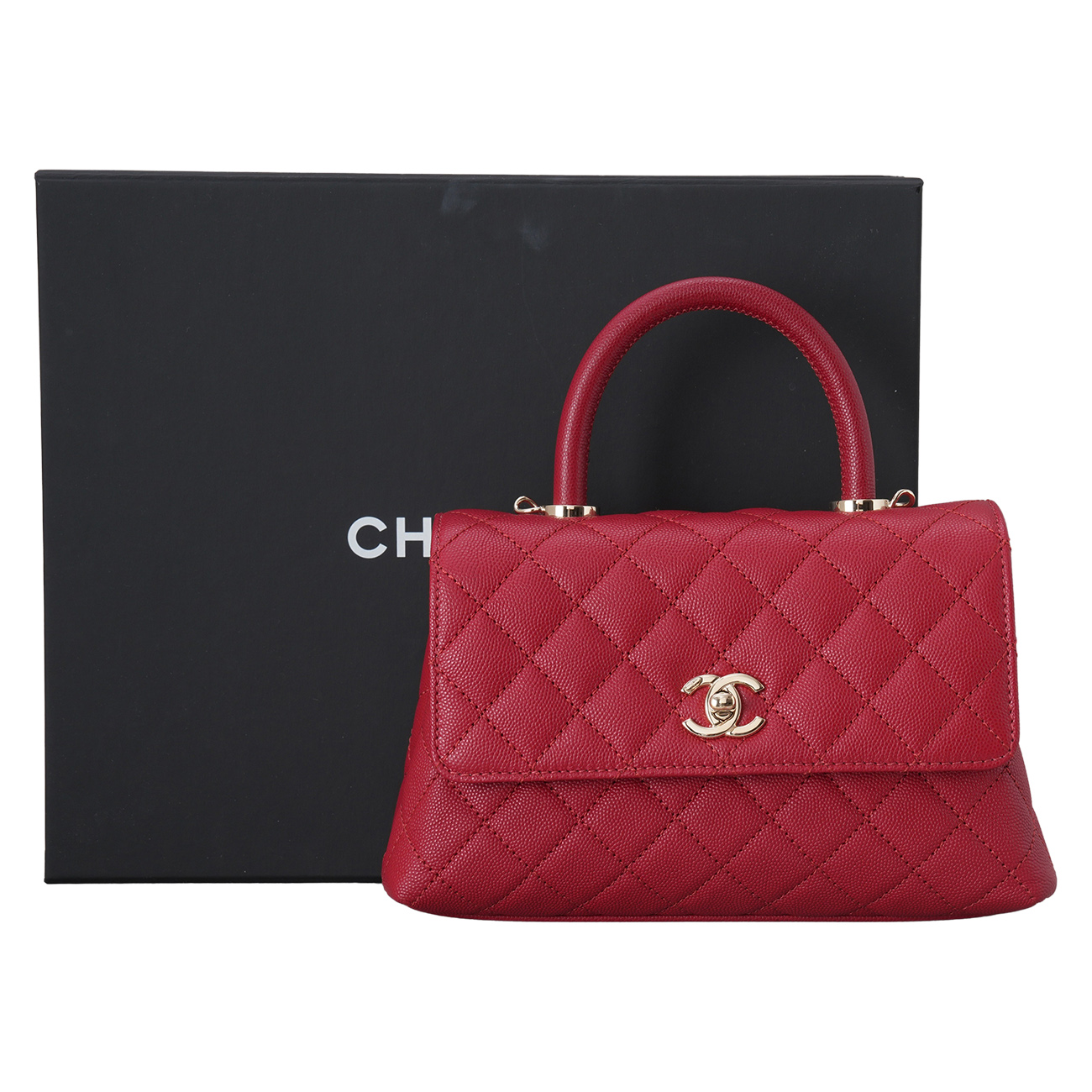 CHANEL(USED)샤넬 캐비어 코코핸들 스몰