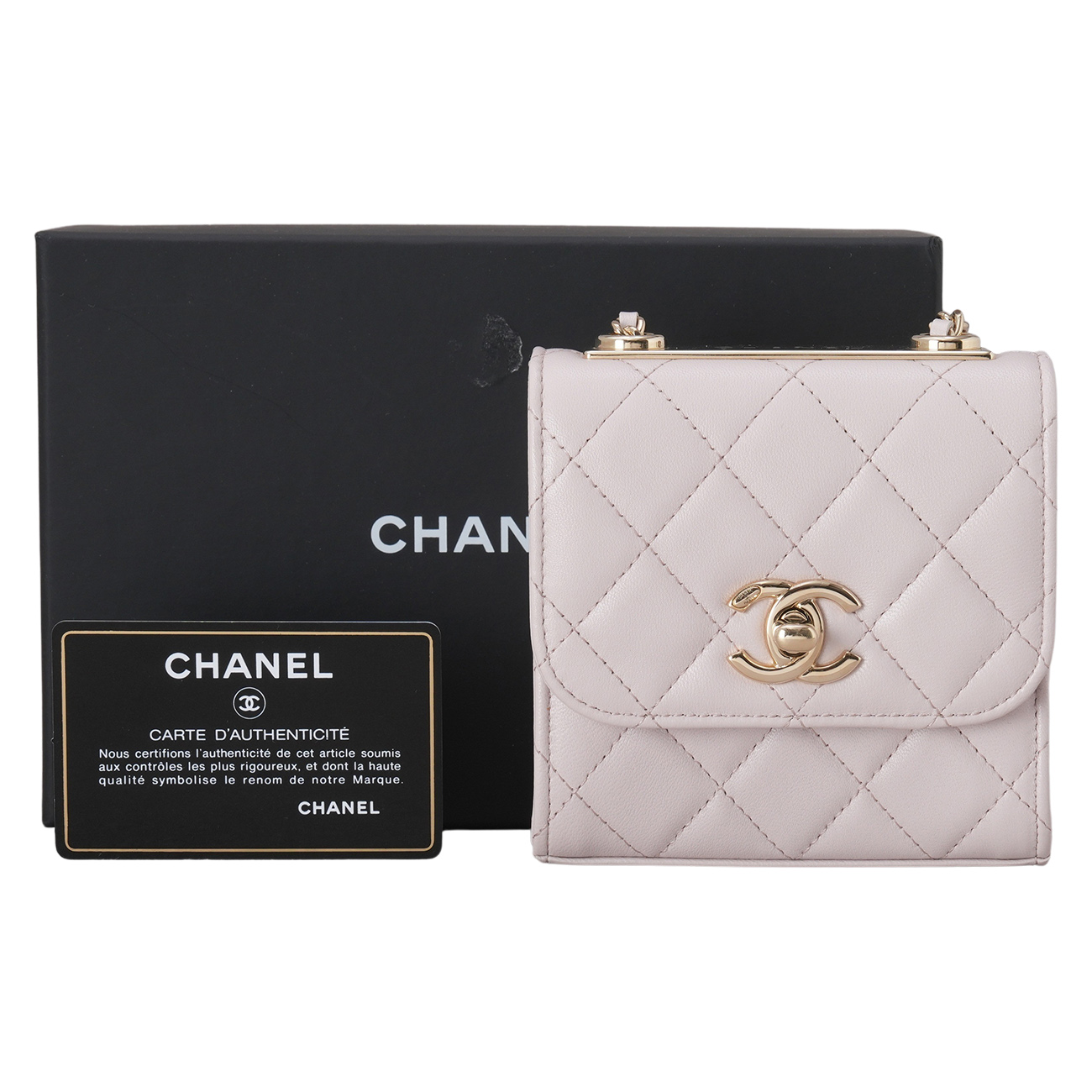 CHANEL(USED)샤넬 램스킨 트렌디CC 미니