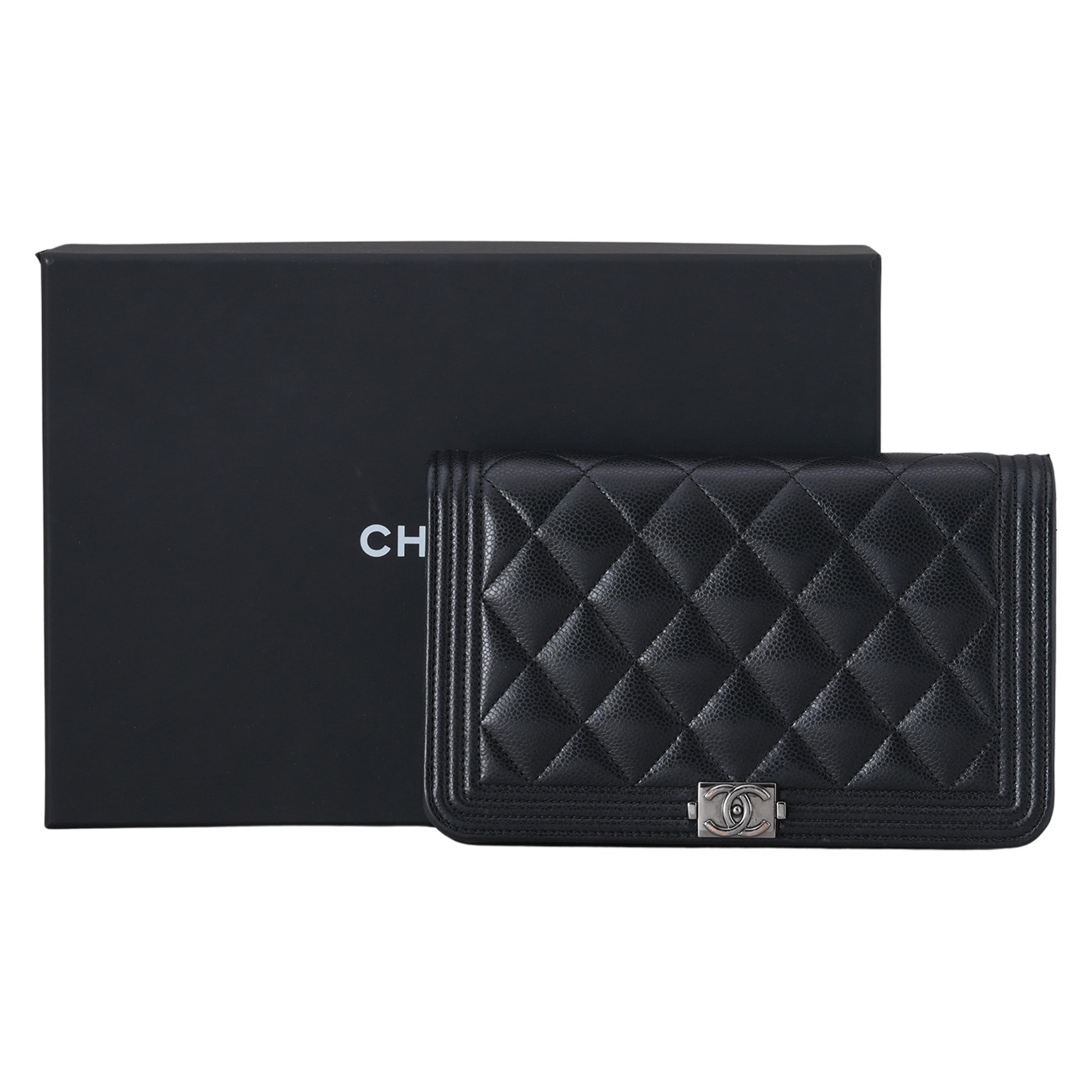 CHANEL(USED)샤넬 캐비어 보이샤넬 WOC