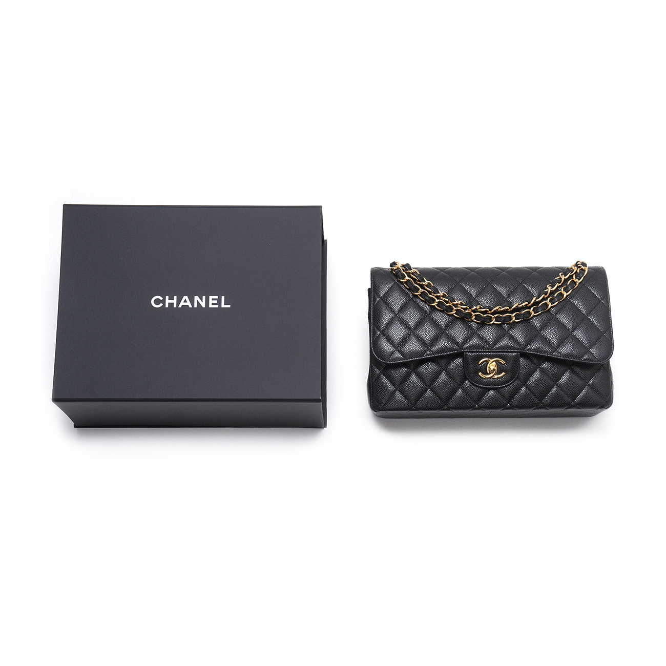 CHANEL(USED)샤넬 캐비어 클래식 라지 플랩백
