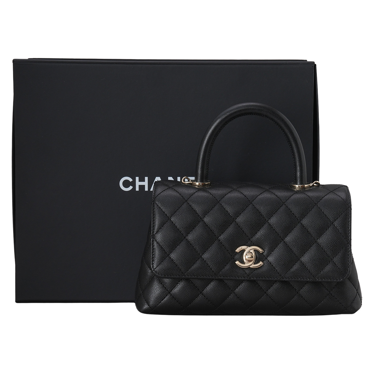 CHANEL(USED)샤넬 캐비어 코코핸들 스몰