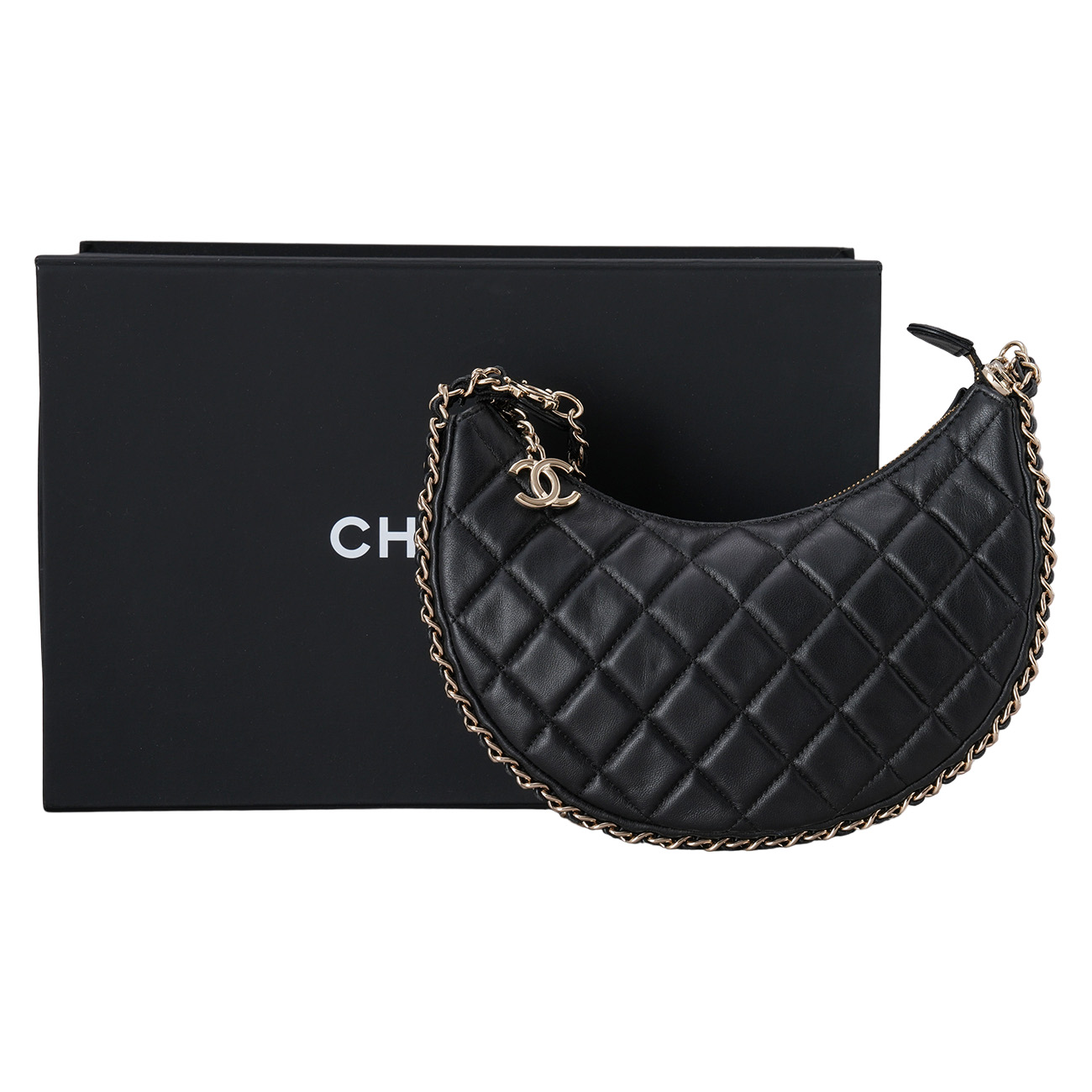 CHANEL(USED)샤넬 어라운드 체인 스몰 호보백