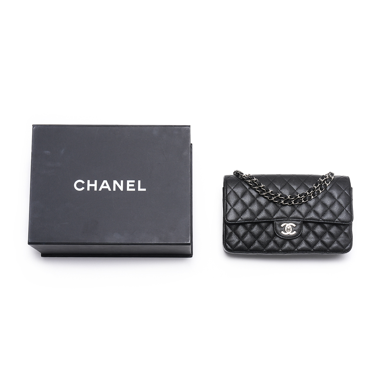 CHANEL(USED)샤넬 캐비어 클래식 미듐 플랩백