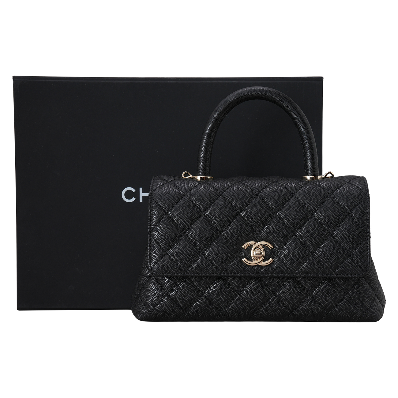 CHANEL(USED)샤넬 캐비어 코코핸들 스몰