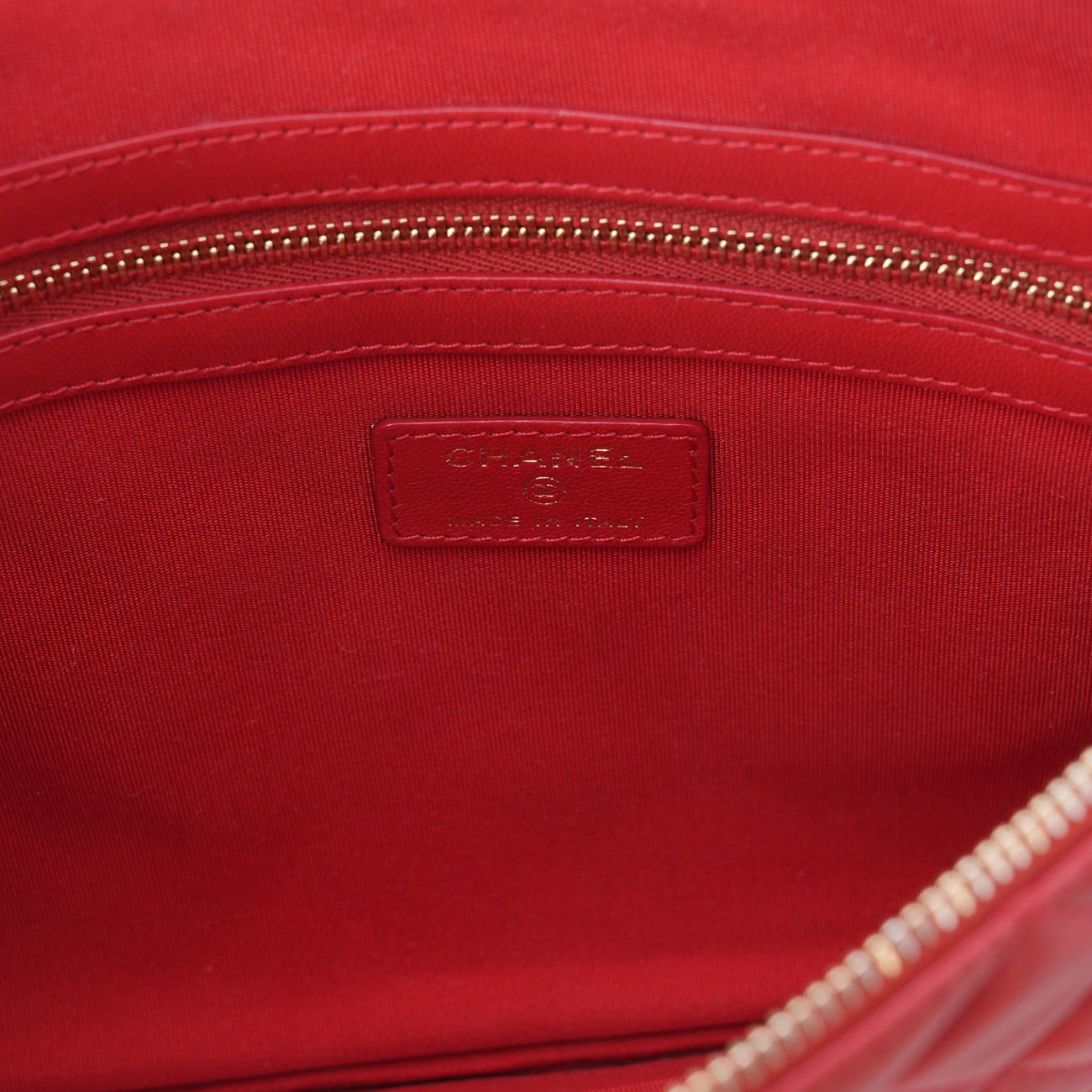 CHANEL(USED)샤넬 램스킨 클래식 클러치 뉴미듐