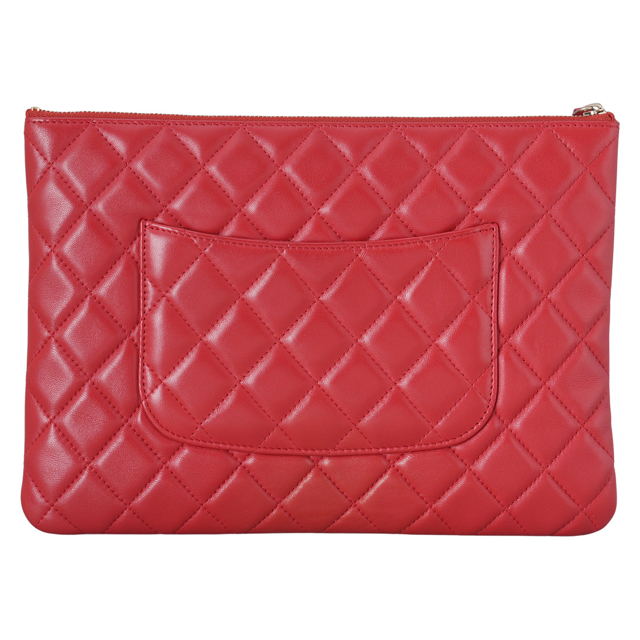 CHANEL(USED)샤넬 램스킨 클래식 클러치 뉴미듐