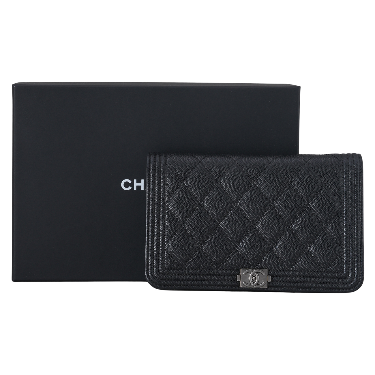 CHANEL(USED)샤넬 캐비어 보이샤넬 WOC