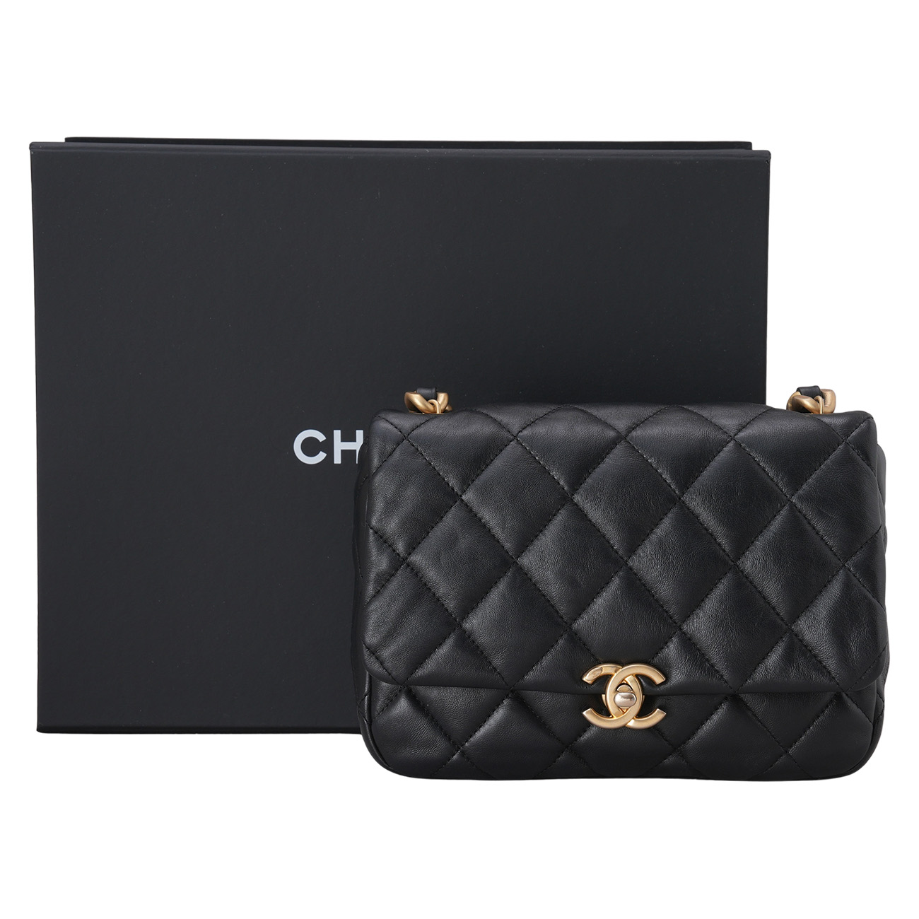 CHANEL(USED)샤넬 AS3206 시즌 램스킨 스몰 체인백