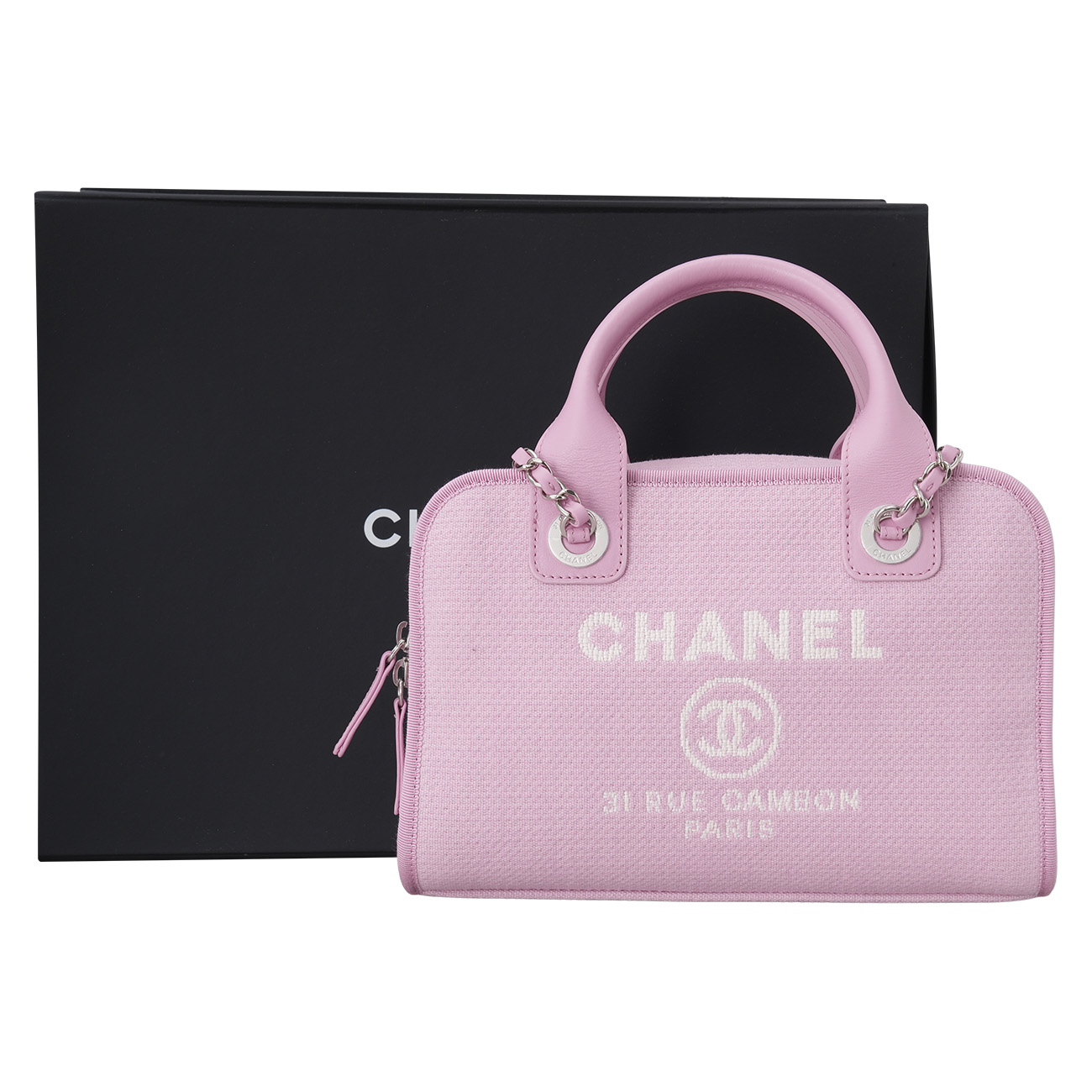 CHANEL(USED)샤넬 A92749 도빌 볼링백