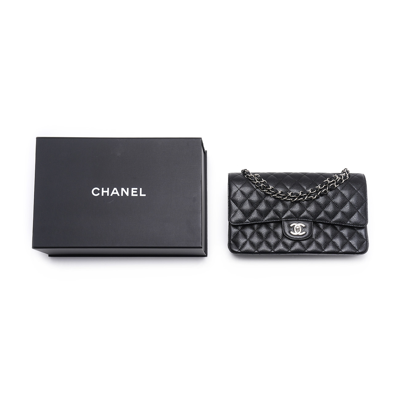 CHANEL(USED)샤넬 캐비어 클래식 미듐 플랩백
