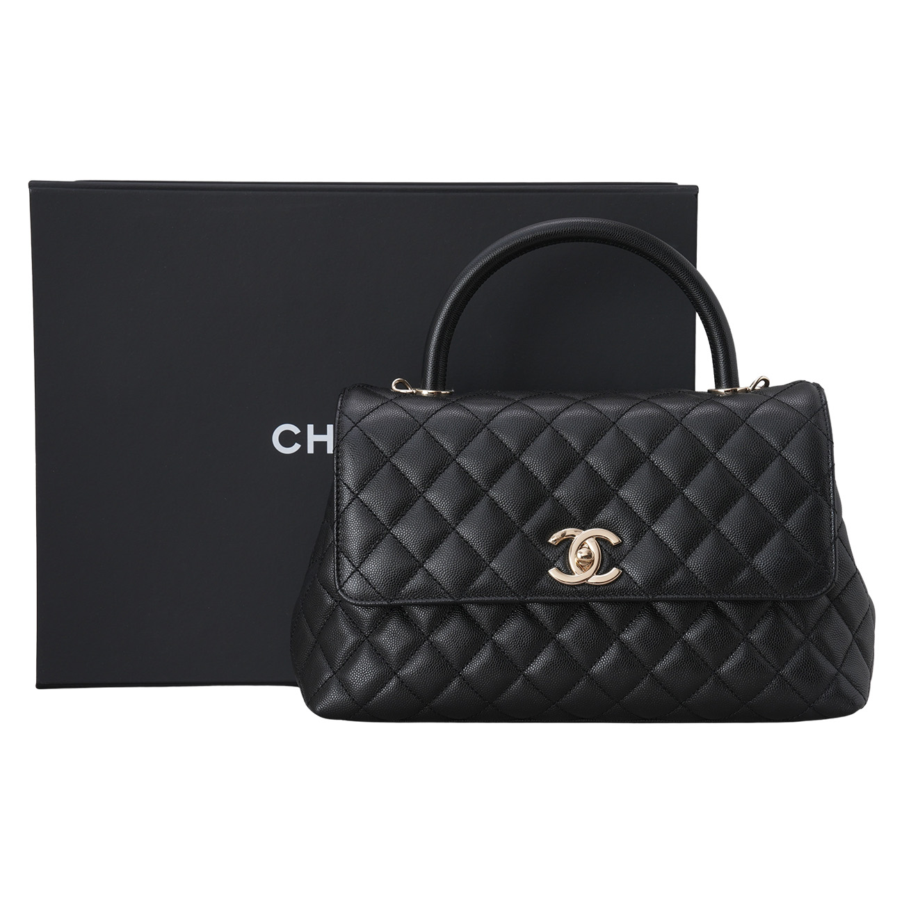 CHANEL(USED)샤넬 캐비어 코코핸들 28
