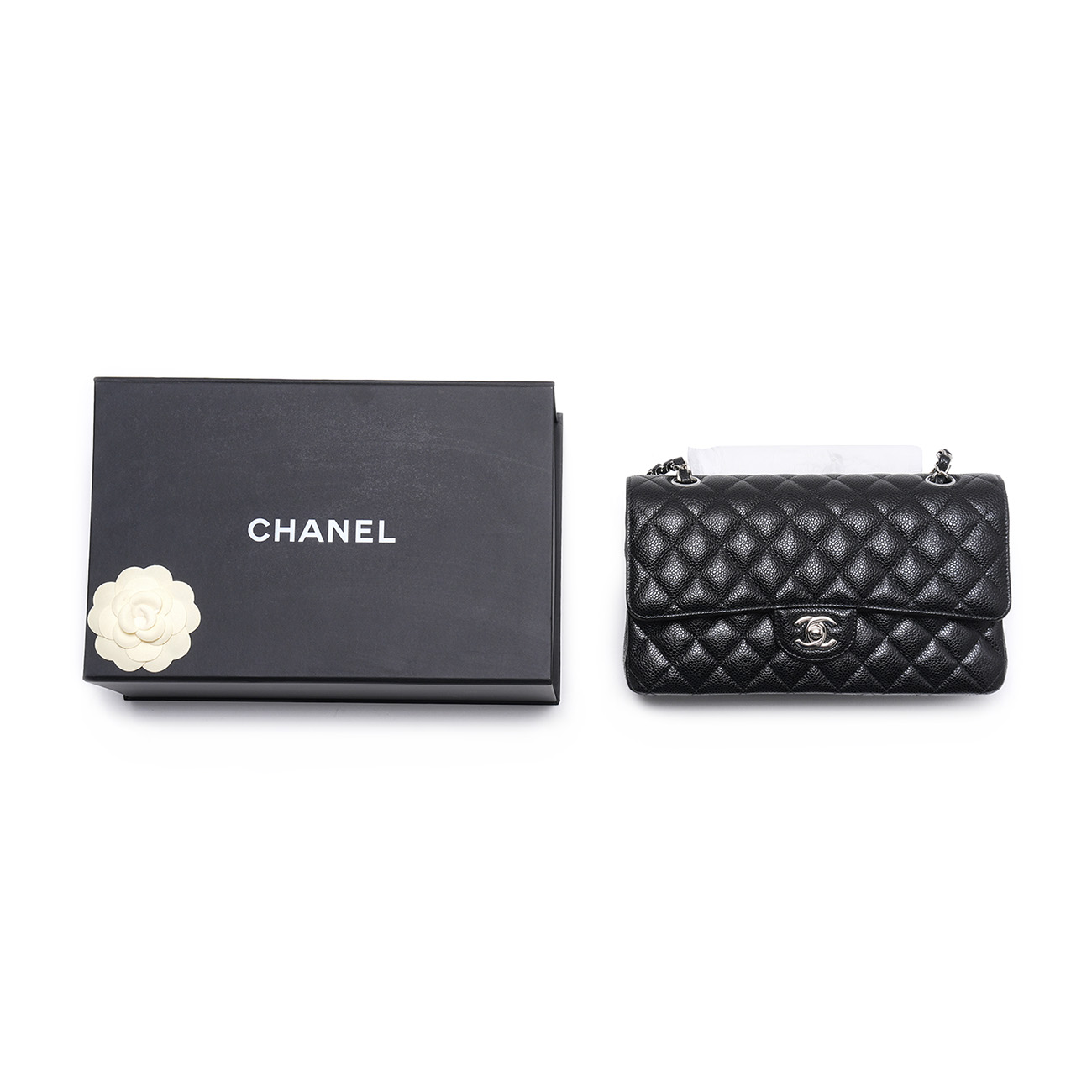 CHANEL(USED)샤넬 캐비어 클래식 미듐 플랩백