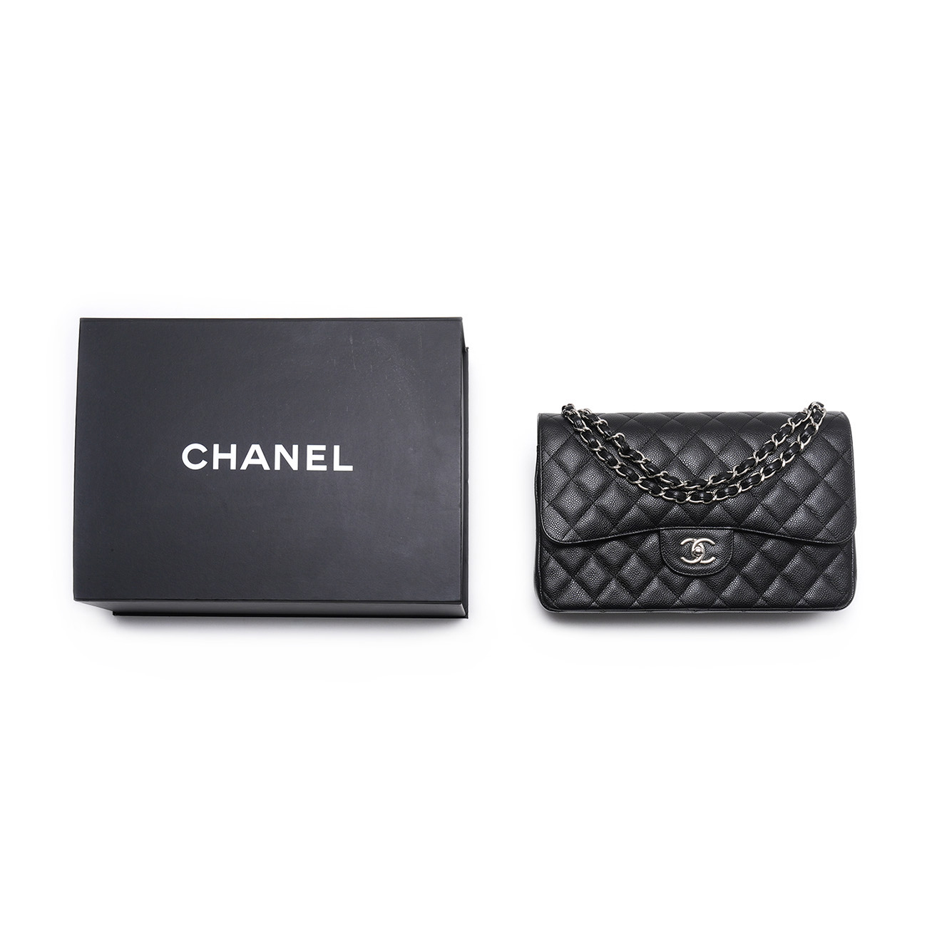 CHANEL(USED)샤넬 캐비어 클래식 라지 플랩백