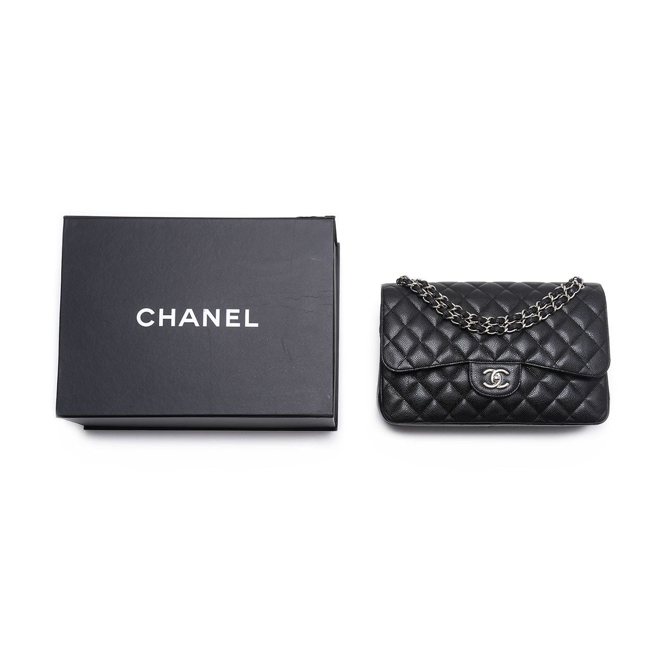 CHANEL(USED)샤넬 캐비어 클래식 라지 플랩백