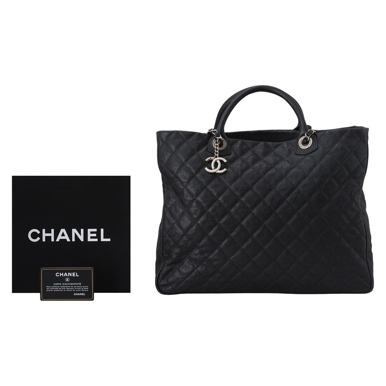 CHANEL(USED)샤넬 캐비어 파라독살 토트겸 숄더백