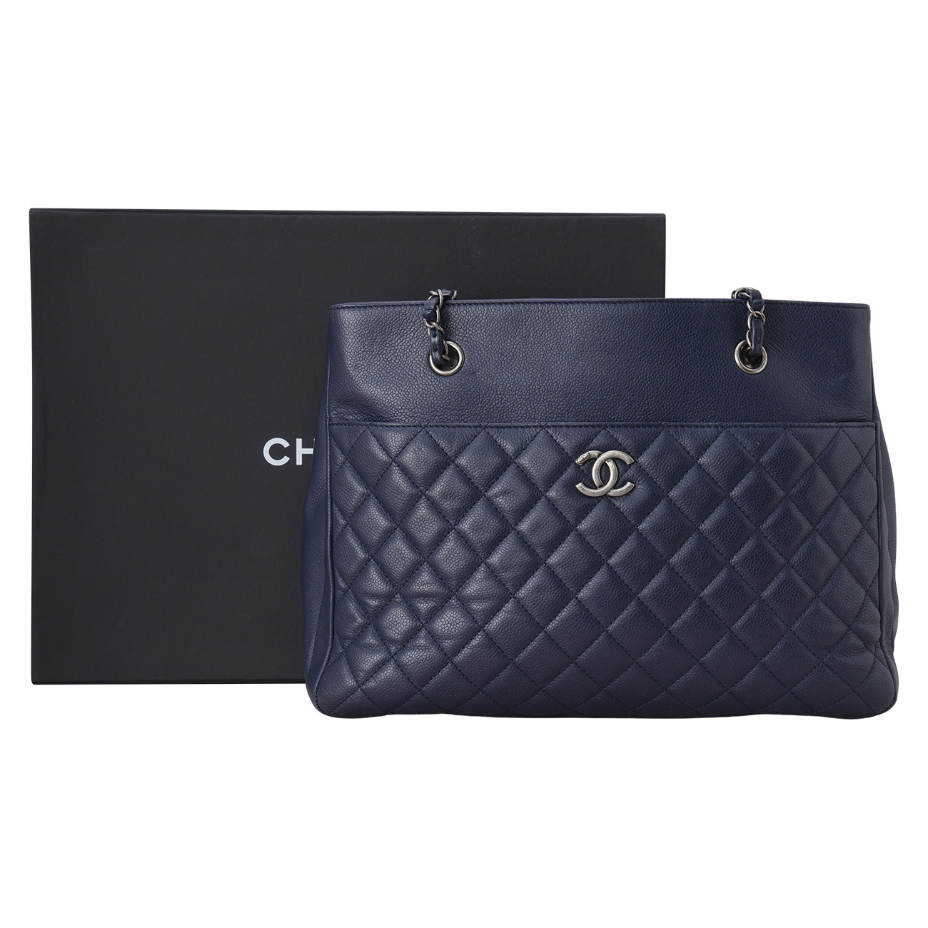 CHANEL(USED)샤넬 시즌 캐비어 쇼퍼백