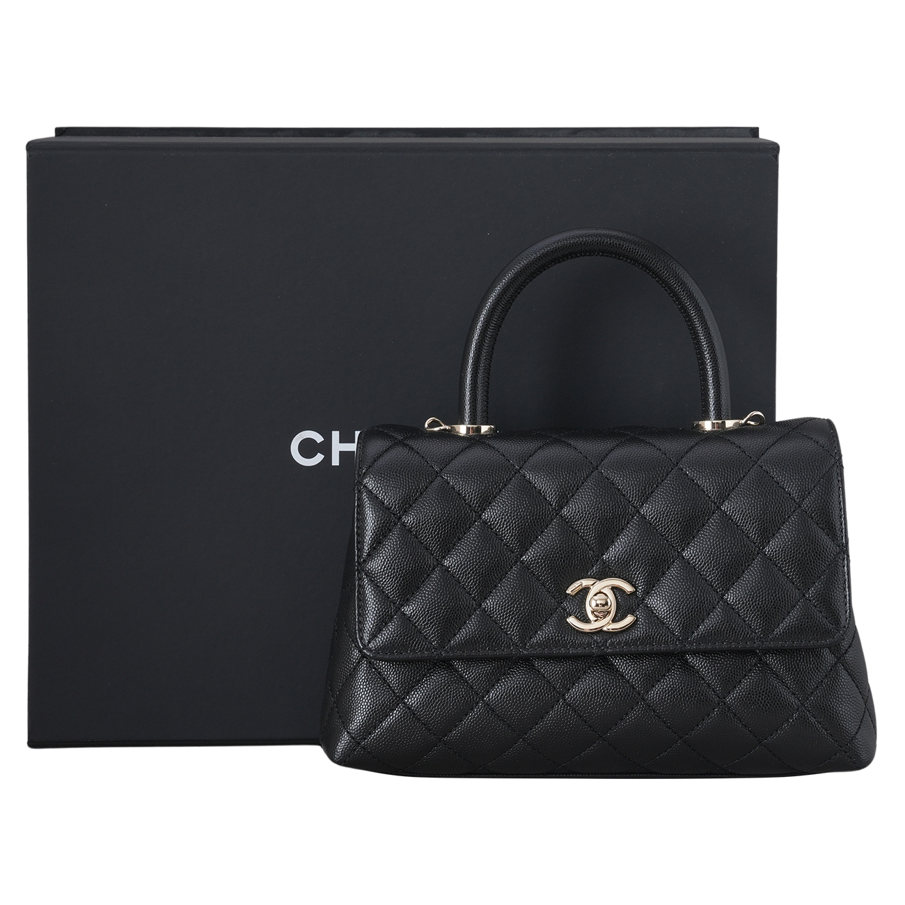 CHANEL(USED)샤넬 캐비어 코코핸들 스몰