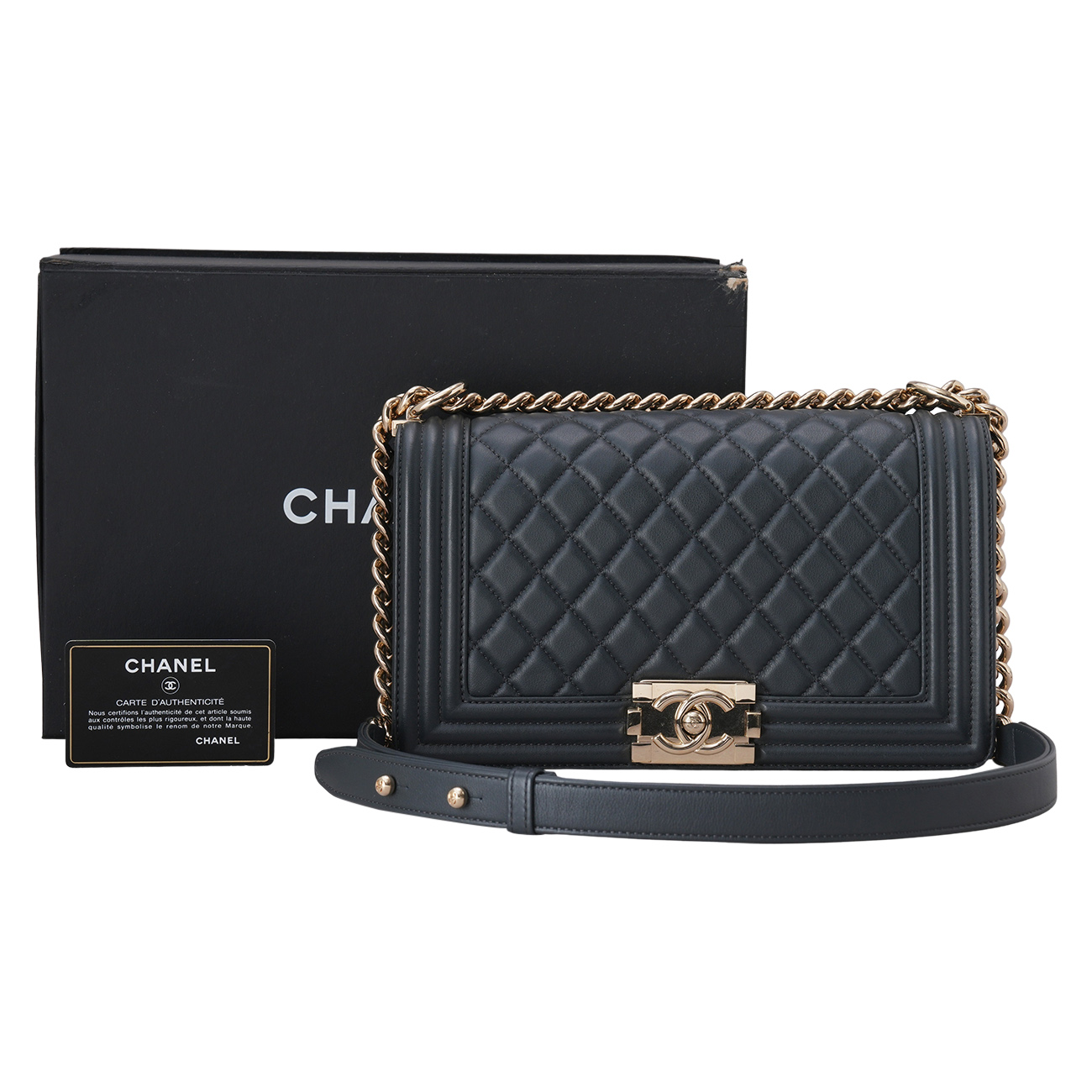CHANEL(USED)샤넬 보이샤넬 미듐 플랩백
