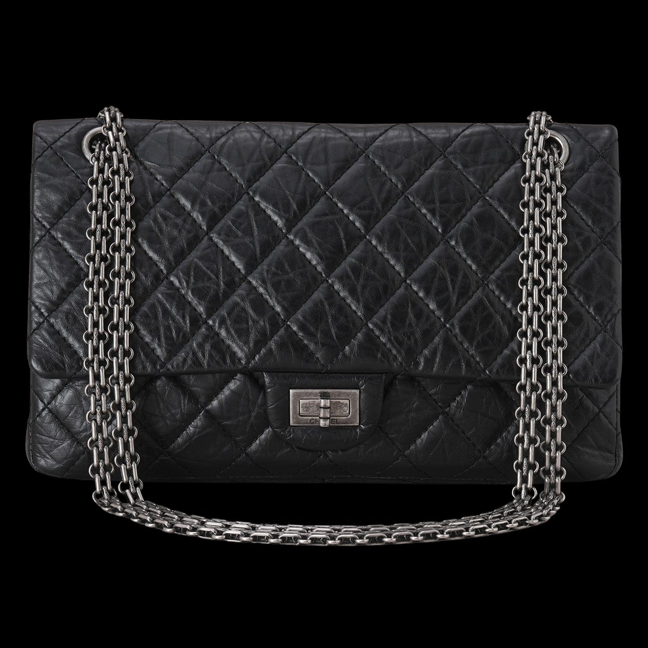 CHANEL(USED)샤넬 2.55 빈티지 클래식 28 체인 플랩백