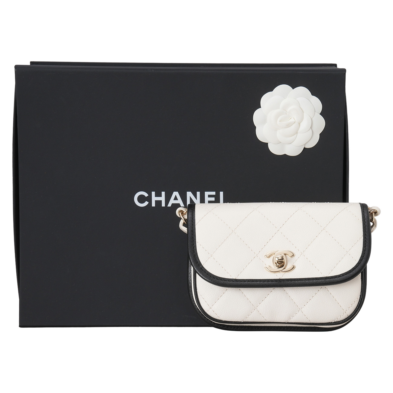 CHANEL(USED)샤넬 AS2465 캐비어 플랩 메신저백
