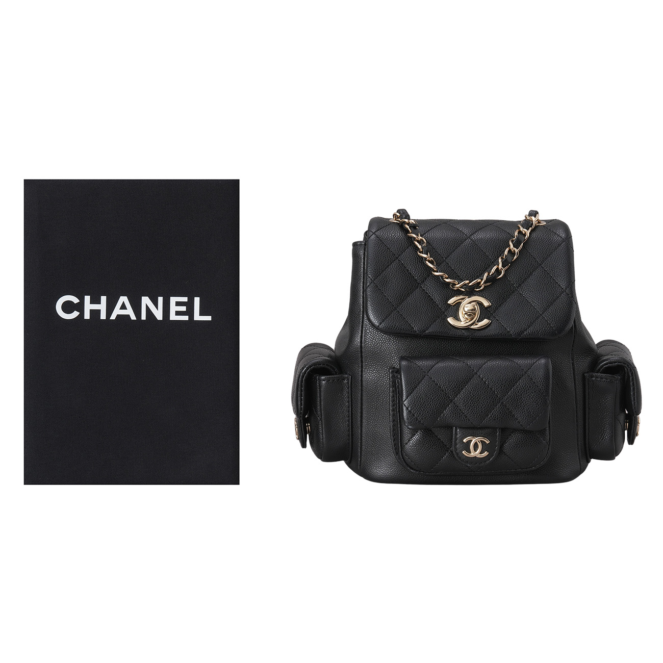CHANEL(USED)샤넬 캐비어 듀마 백팩 스몰