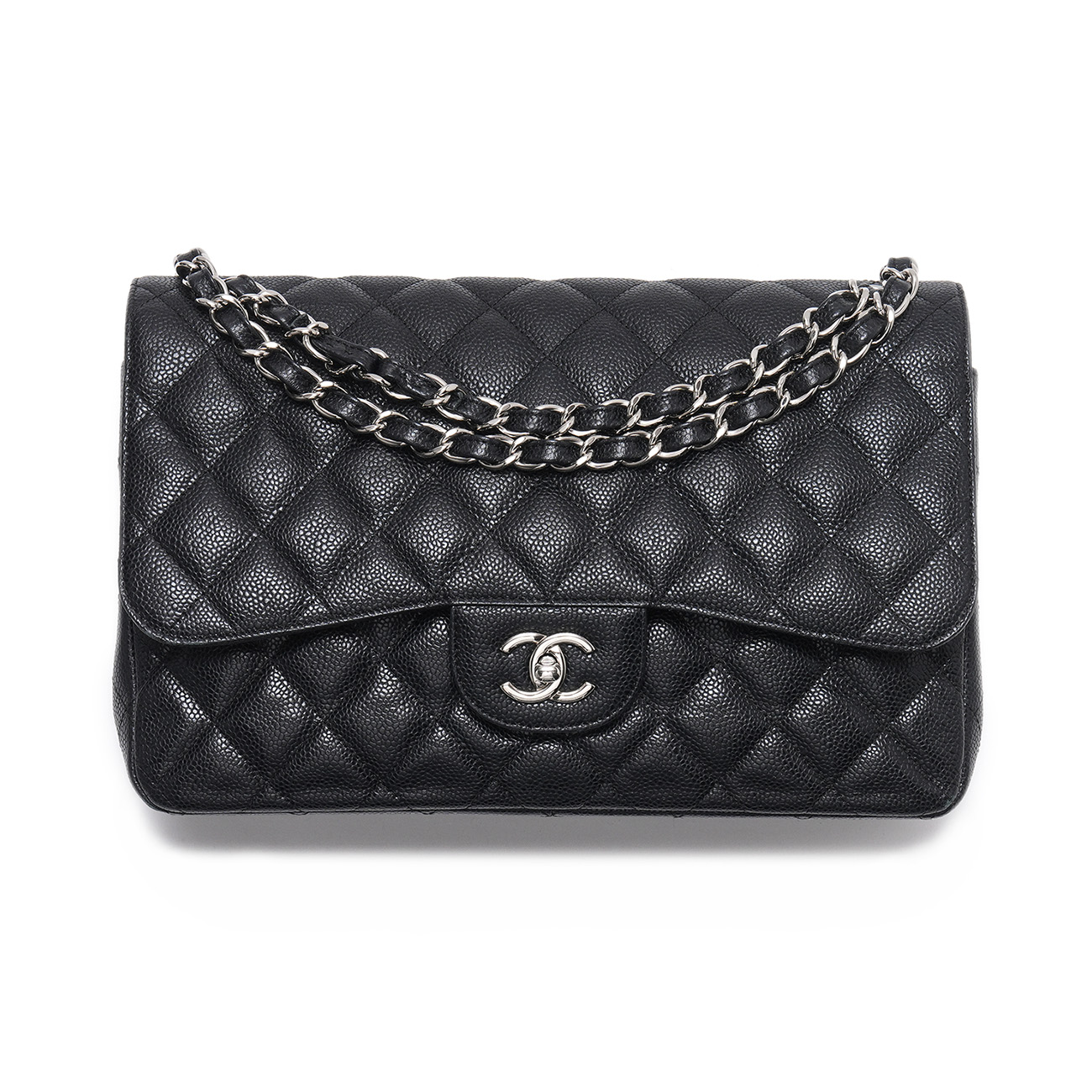 CHANEL(USED)샤넬 캐비어 클래식 점보 플랩백
