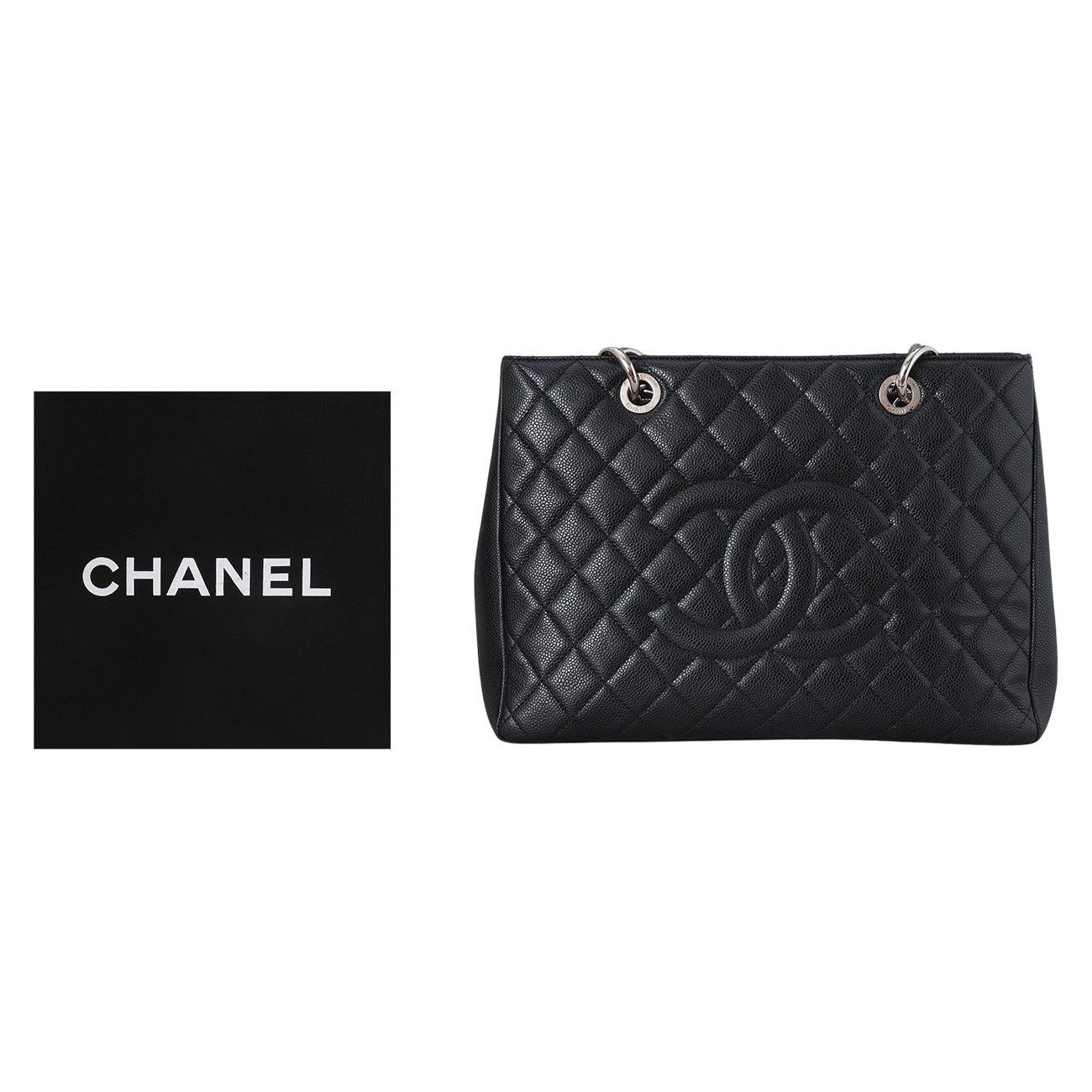 CHANEL(USED)샤넬 캐비어 그랜드샤핑