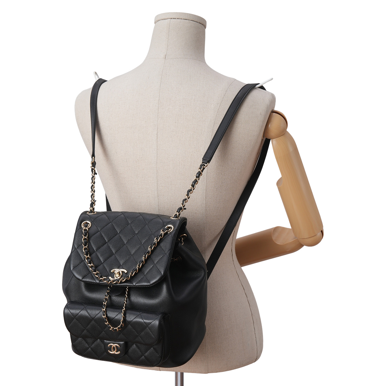 CHANEL(USED)샤넬 듀마 백팩 미듐