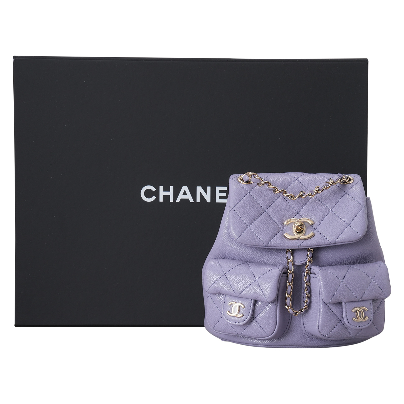 CHANEL(USED)샤넬 AS3787 캐비어 투포켓 듀마 백팩
