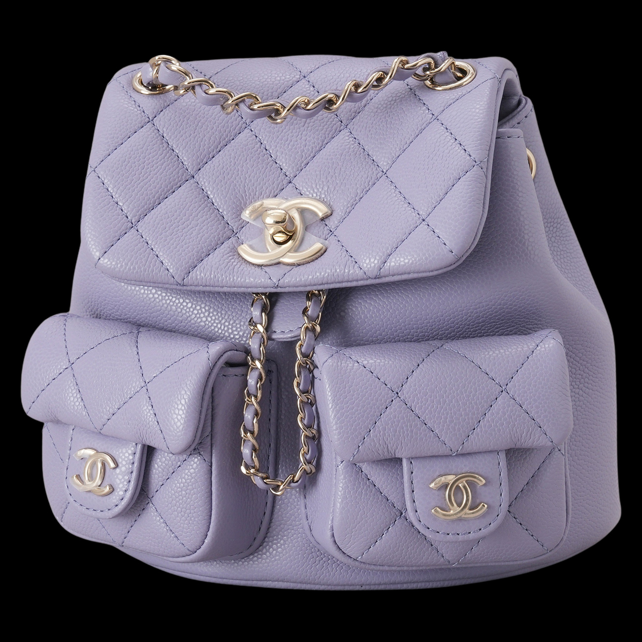 CHANEL(USED)샤넬 AS3787 캐비어 투포켓 듀마 백팩