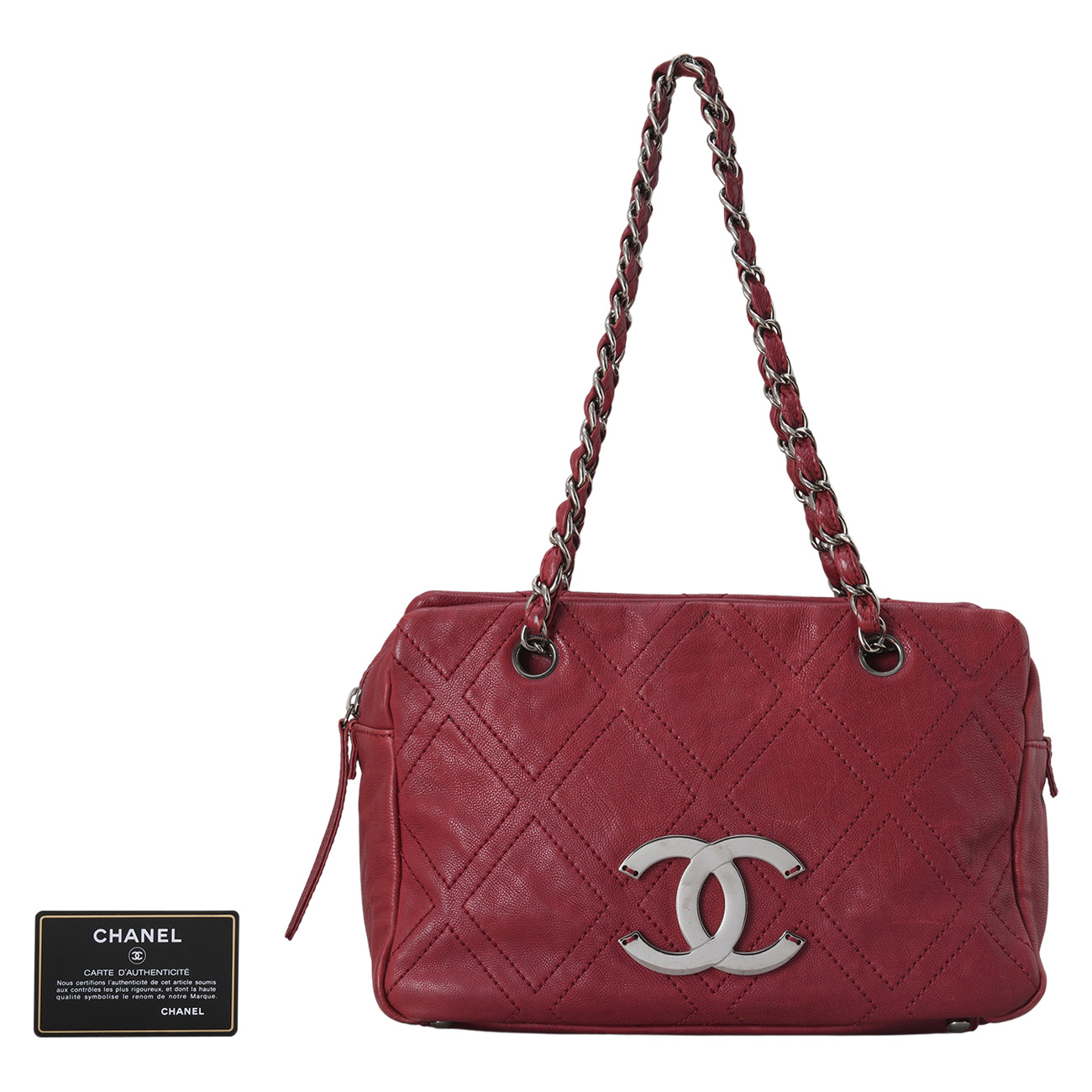 CHANEL(USED)샤넬 A32454 시즌 CC로고 퀼팅 체인백