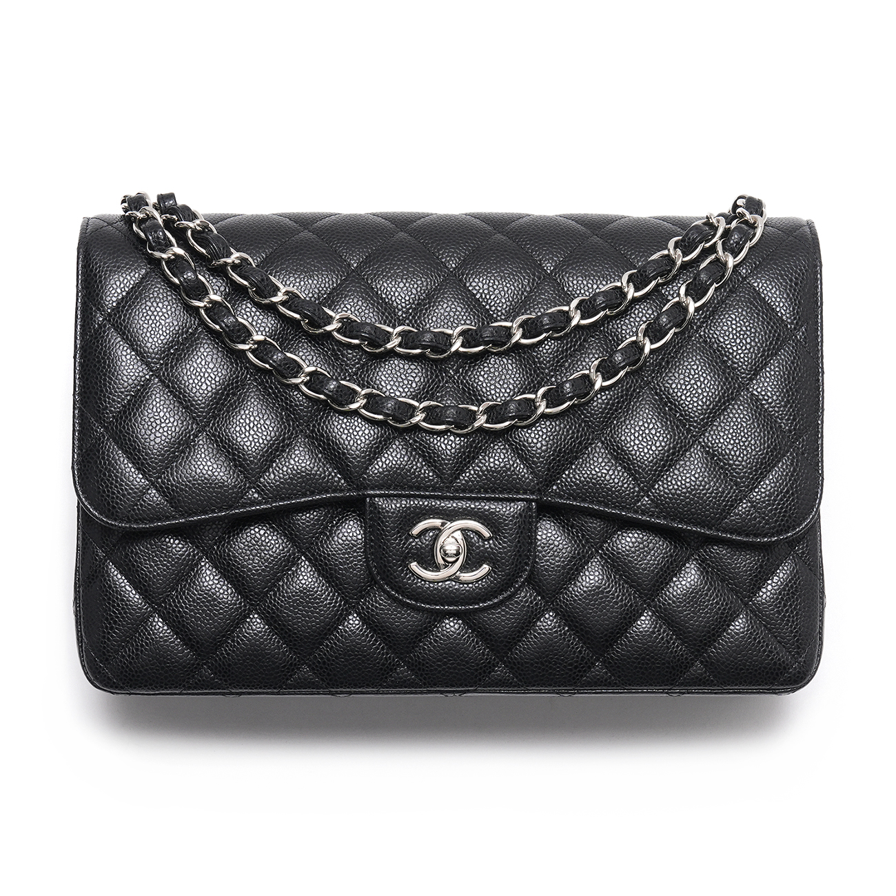 CHANEL(USED)샤넬 캐비어 클래식 라지 플랩백