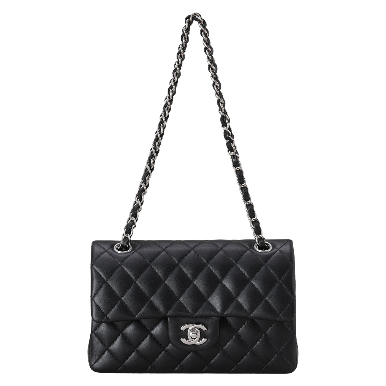 CHANEL(USED)샤넬 A01113 램스킨 클래식 스몰 체인 플랩백