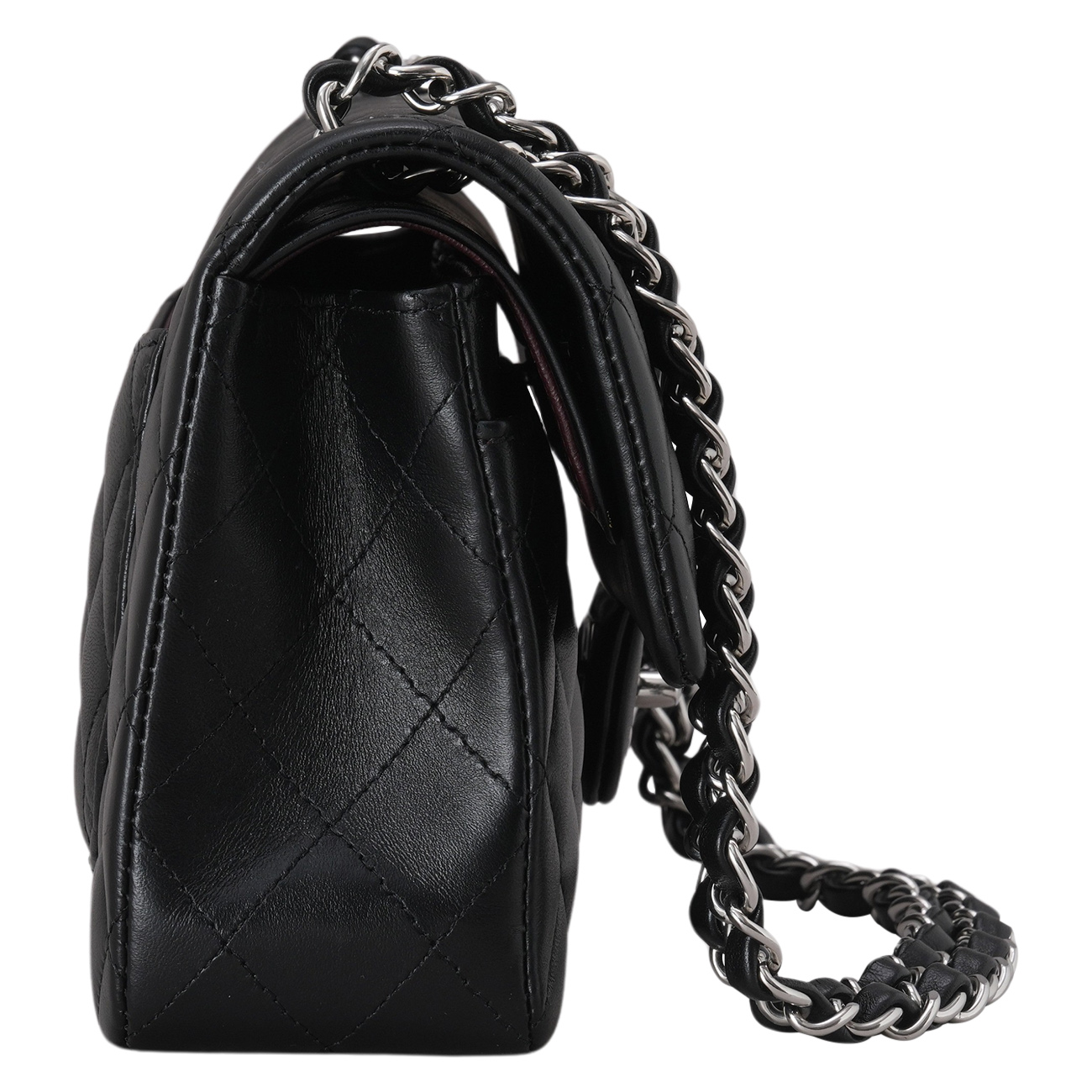 CHANEL(USED)샤넬 A01113 램스킨 클래식 스몰 체인 플랩백