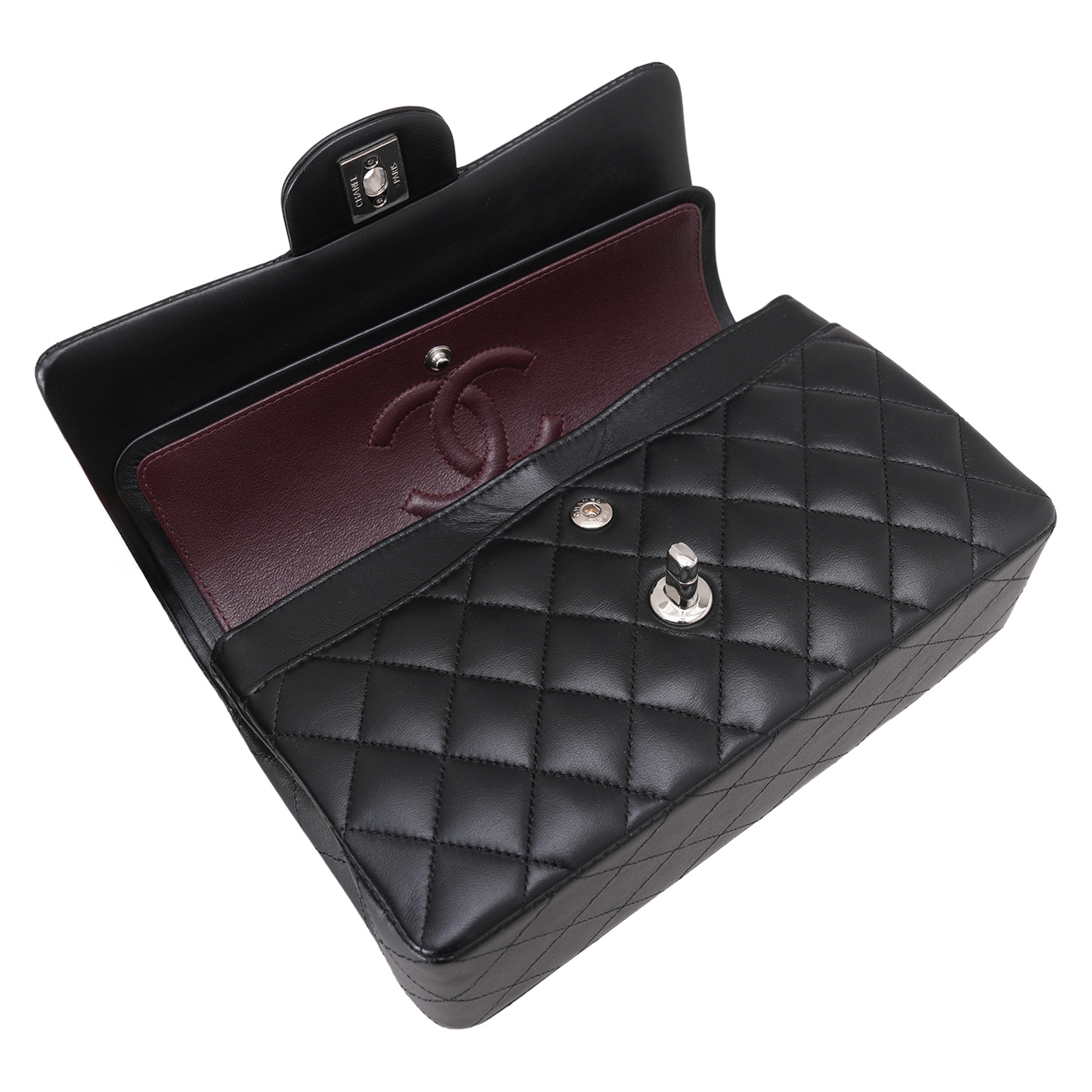CHANEL(USED)샤넬 A01113 램스킨 클래식 스몰 체인 플랩백
