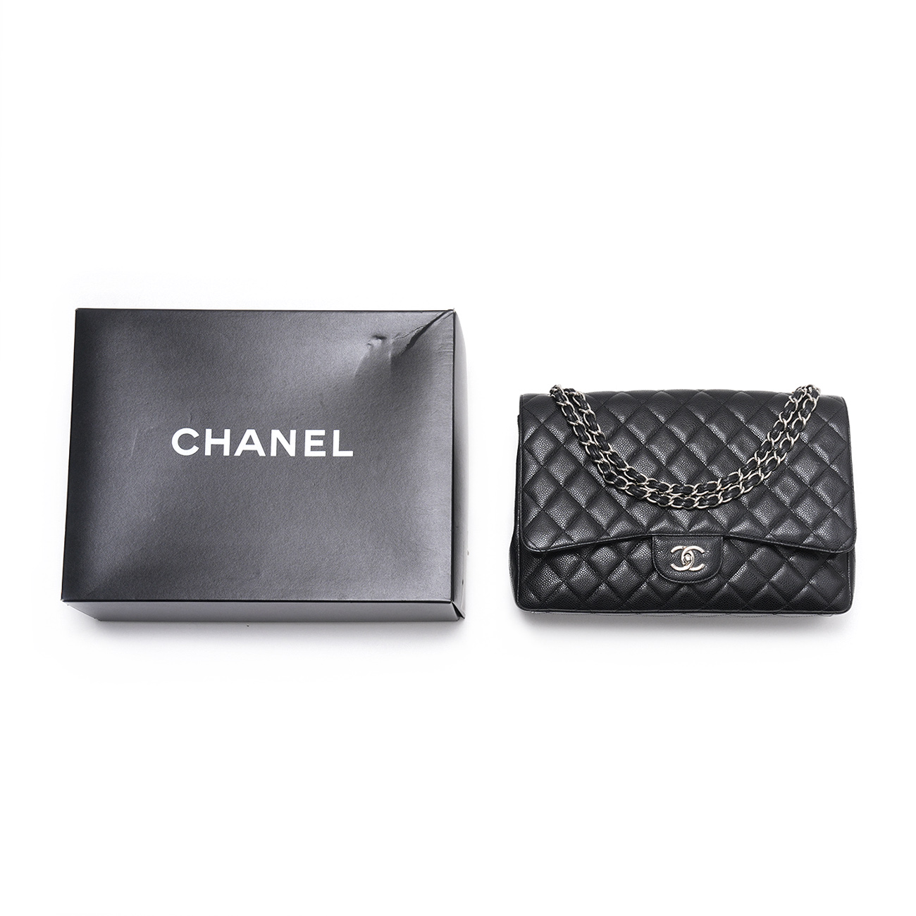 CHANEL(USED)샤넬 캐비어 클래식 맥시 원플랩백