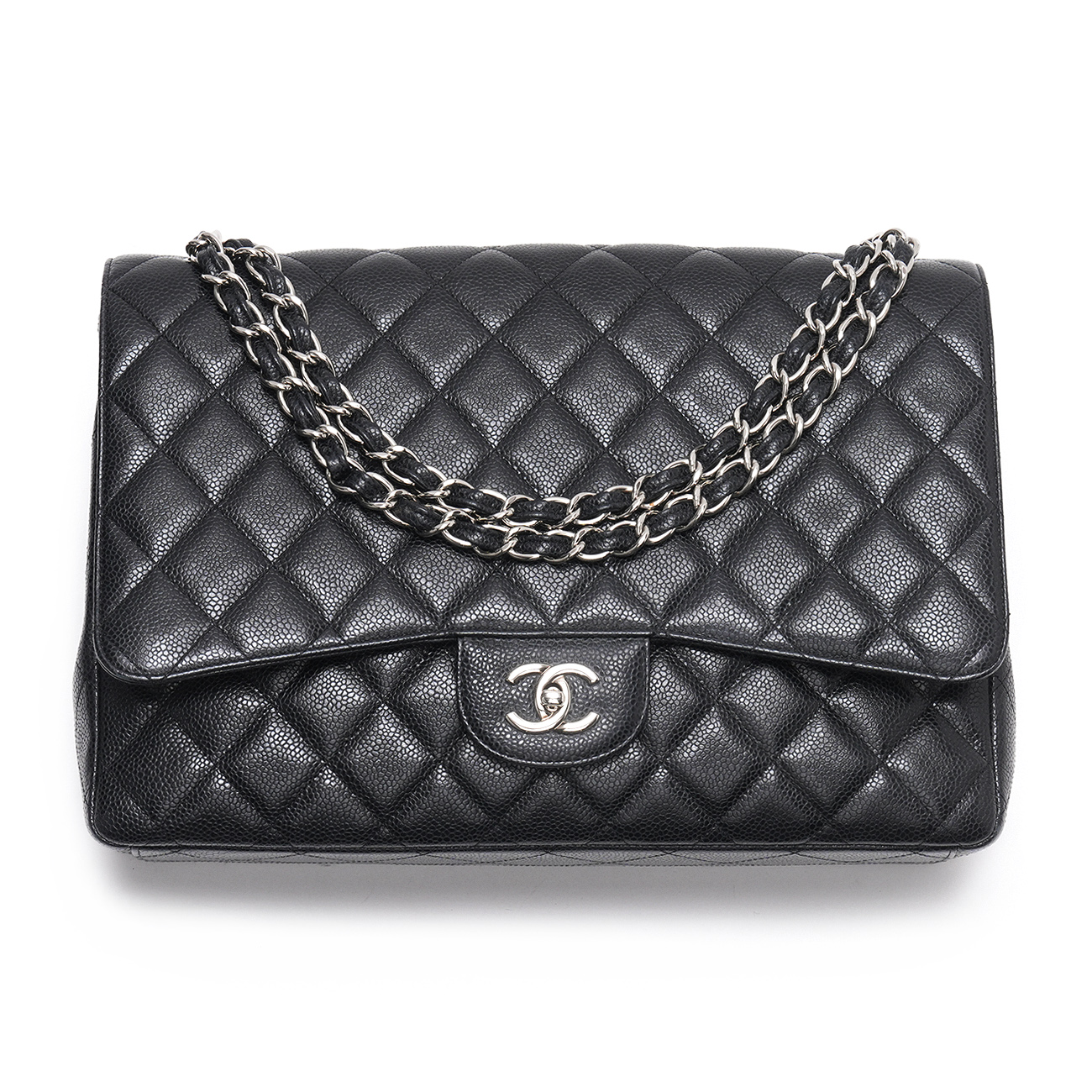 CHANEL(USED)샤넬 캐비어 클래식 맥시 원플랩백