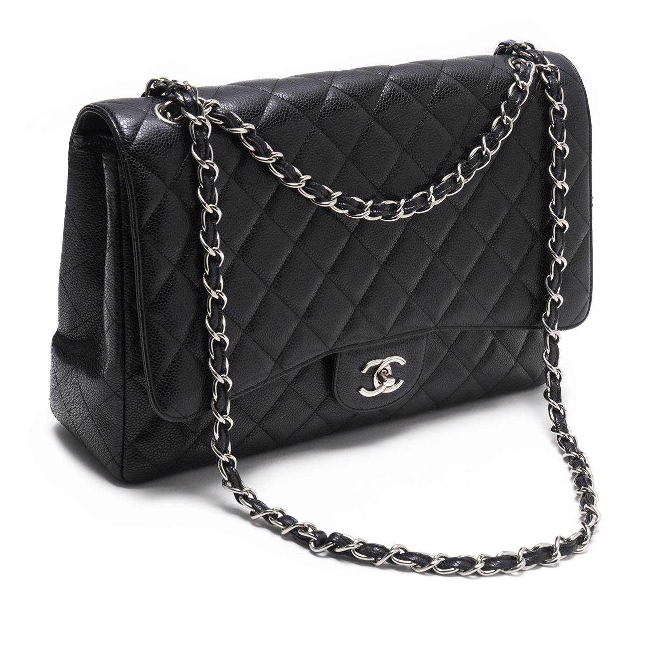 CHANEL(USED)샤넬 캐비어 클래식 맥시 원플랩백