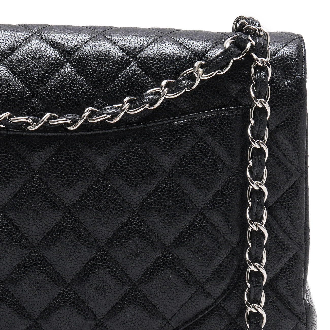 CHANEL(USED)샤넬 캐비어 클래식 맥시 원플랩백
