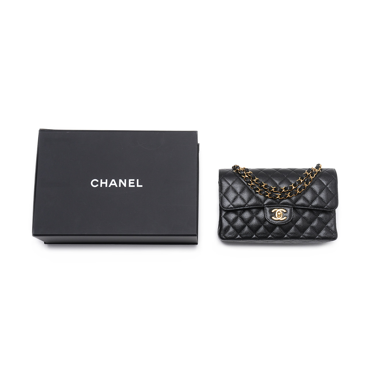 CHANEL(USED)샤넬 캐비어 클래식 스몰 플랩백
