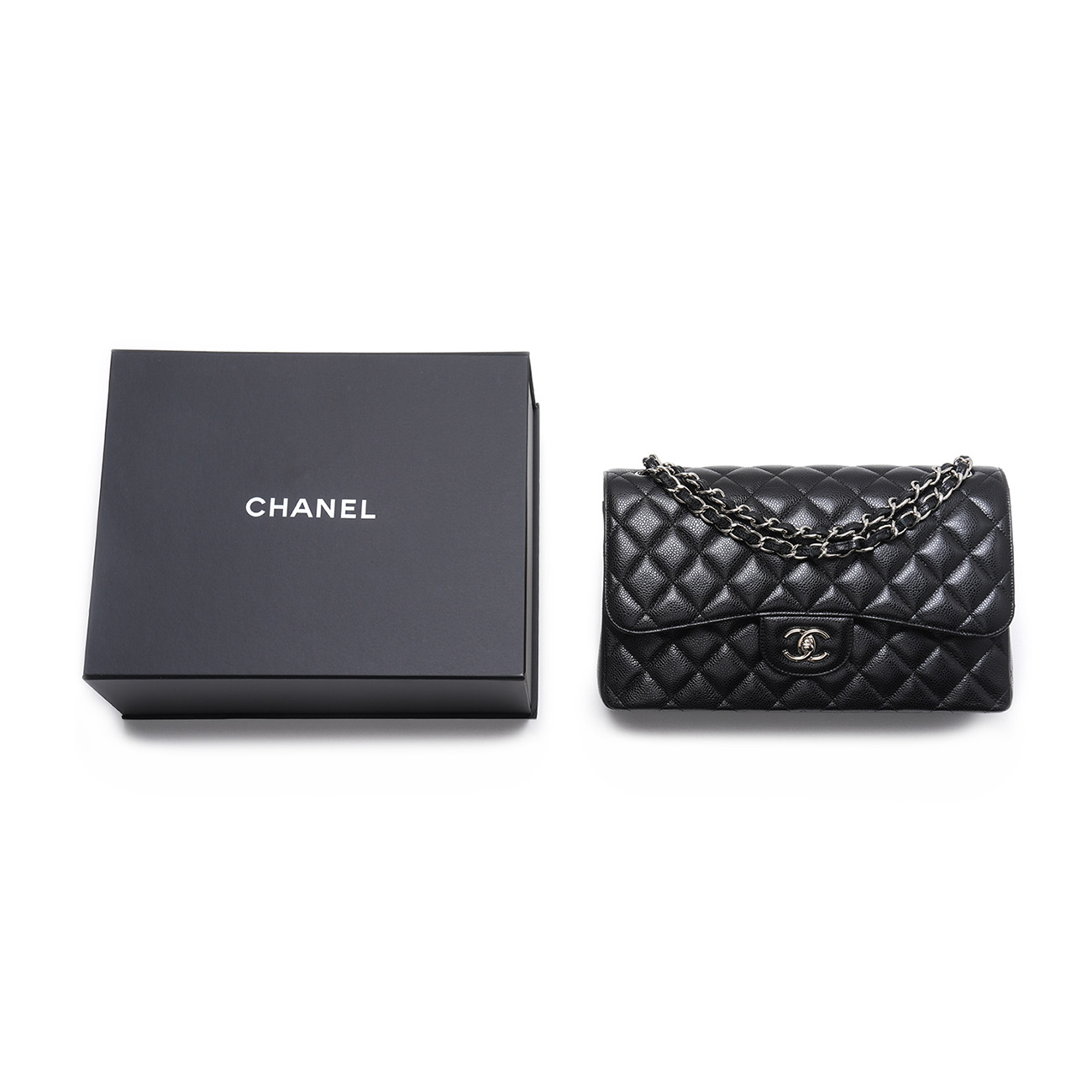CHANEL(USED)샤넬 캐비어 클래식 라지 플랩백