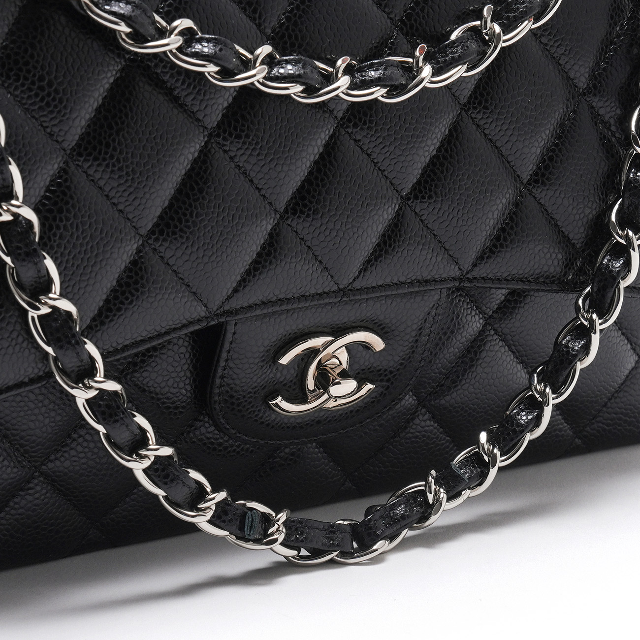 CHANEL(USED)샤넬 캐비어 클래식 라지 플랩백