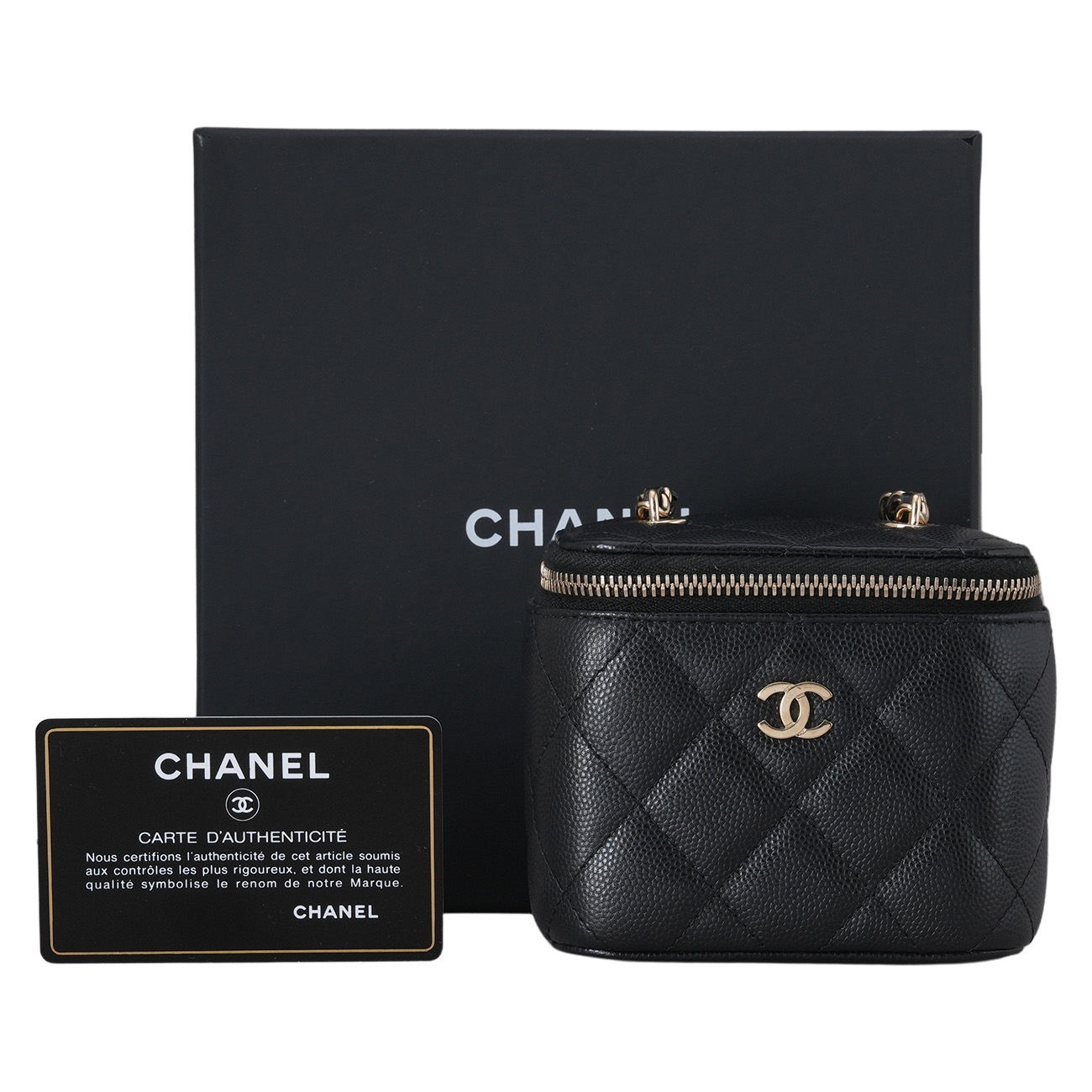 CHANEL(USED)샤넬 AP1340 캐비어 클래식 베니티 체인백