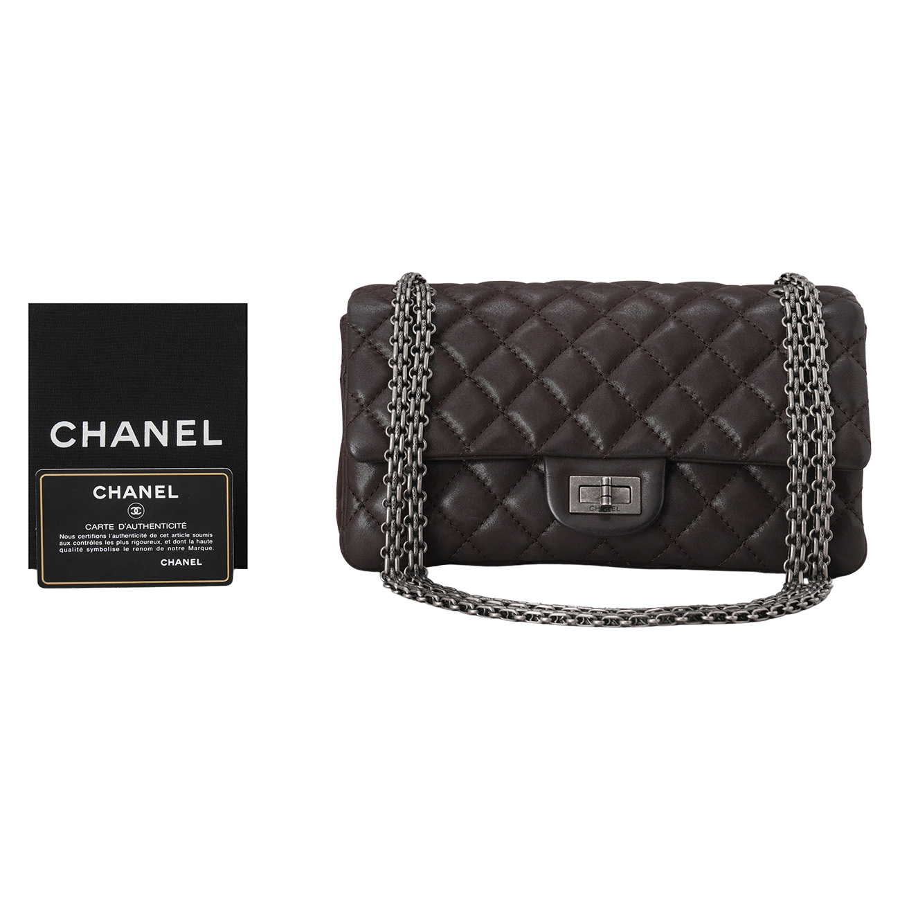 CHANEL(USED)샤넬 시즌 2.55 빈티지 클래식 체인 숄더백