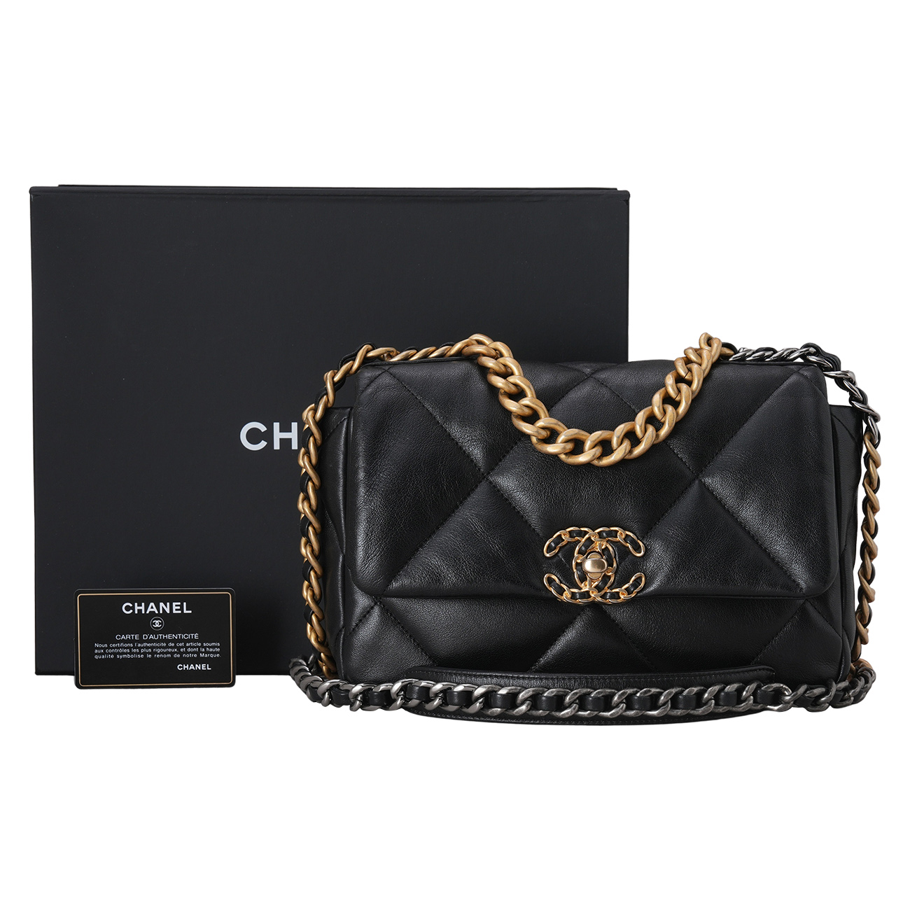CHANEL(USED)샤넬 AS1160 19백 미듐
