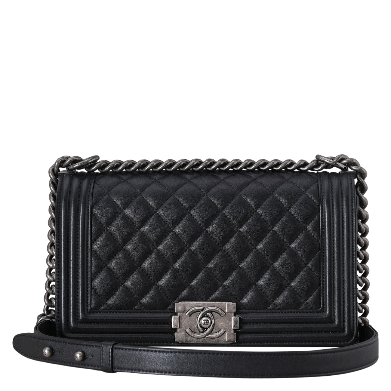 CHANEL(USED)샤넬 보이샤넬 미듐 체인 플랩백