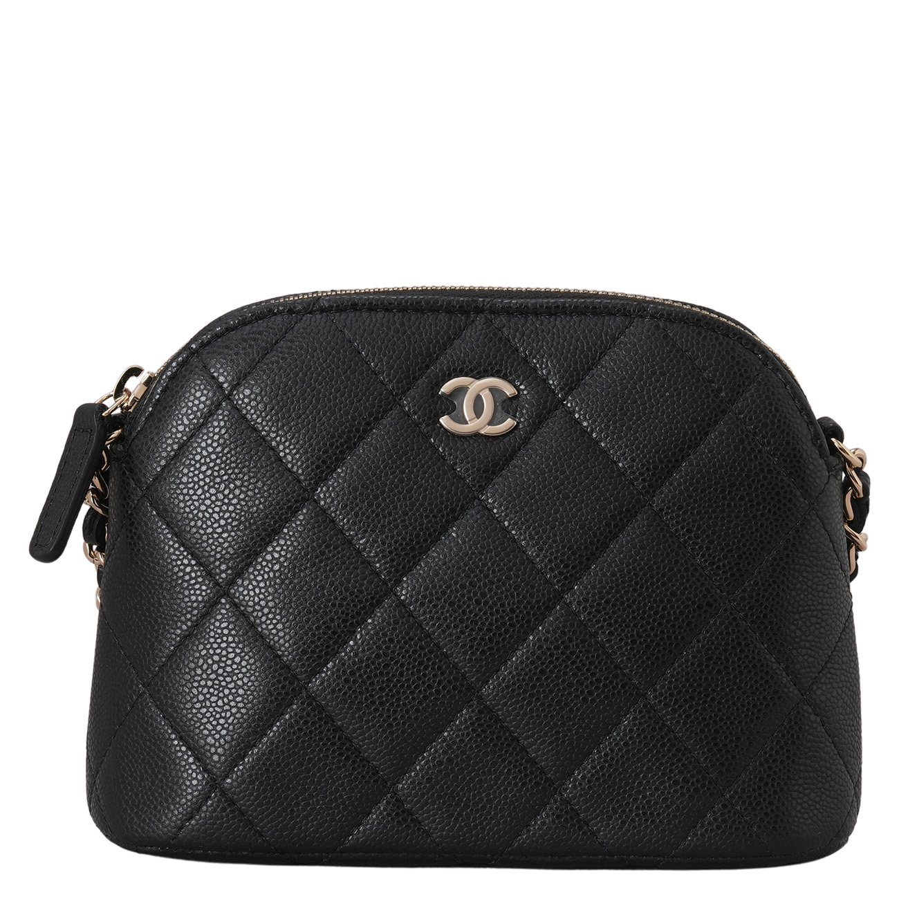 CHANEL(USED)샤넬 AP4000 캐비어 하프문 미니