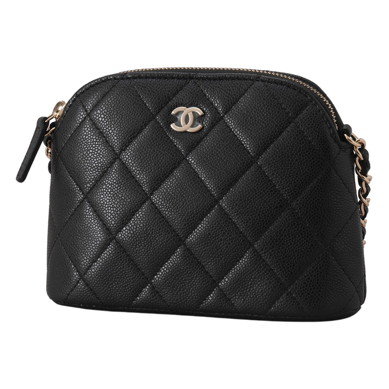 CHANEL(USED)샤넬 AP4000 캐비어 하프문 미니