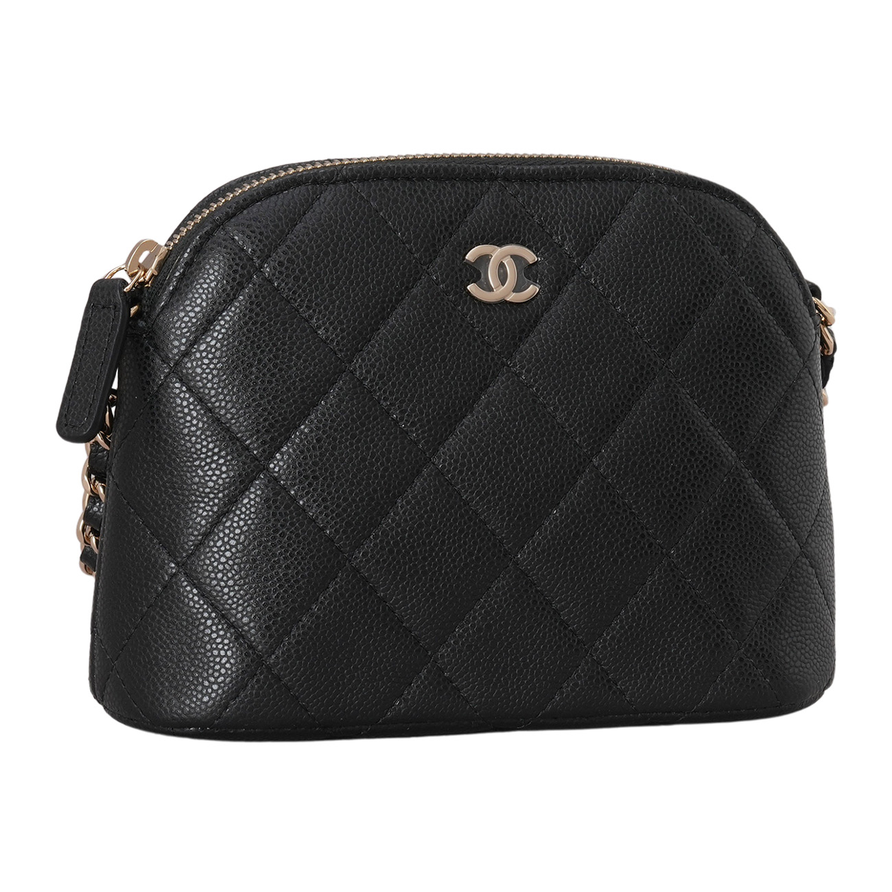 CHANEL(USED)샤넬 AP4000 캐비어 하프문 미니